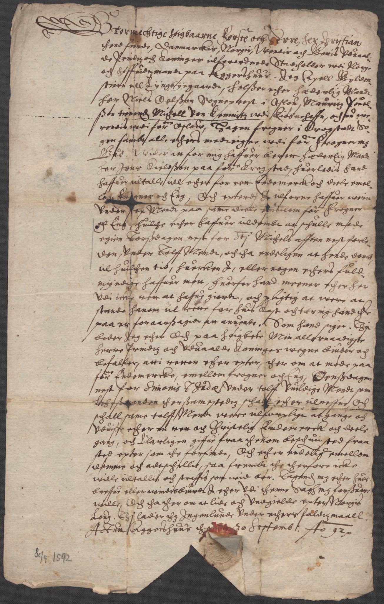 Riksarkivets diplomsamling, AV/RA-EA-5965/F15/L0007: Prestearkiv - Akershus, 1573-1693, p. 47