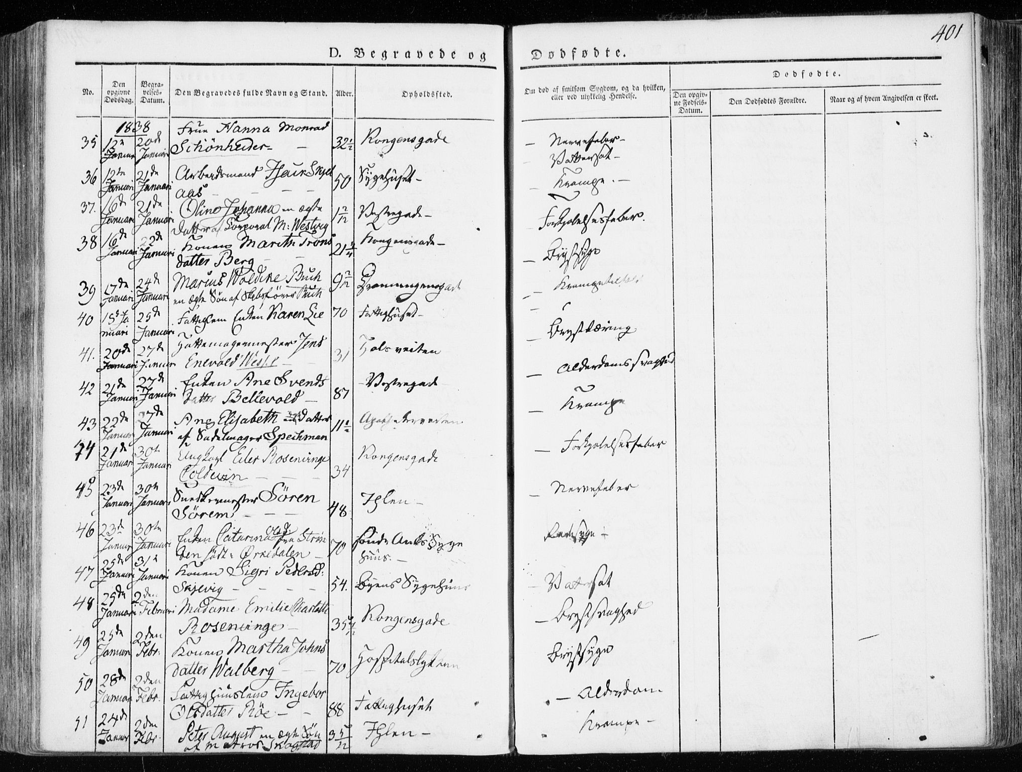 Ministerialprotokoller, klokkerbøker og fødselsregistre - Sør-Trøndelag, AV/SAT-A-1456/601/L0047: Parish register (official) no. 601A15, 1831-1839, p. 401