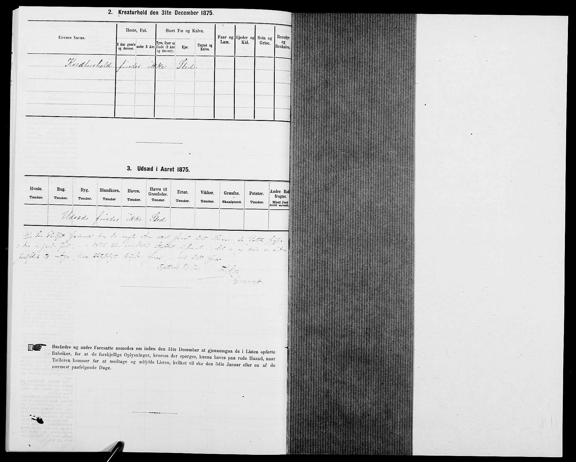 SAK, 1875 census for 1036P Fjotland, 1875, p. 349