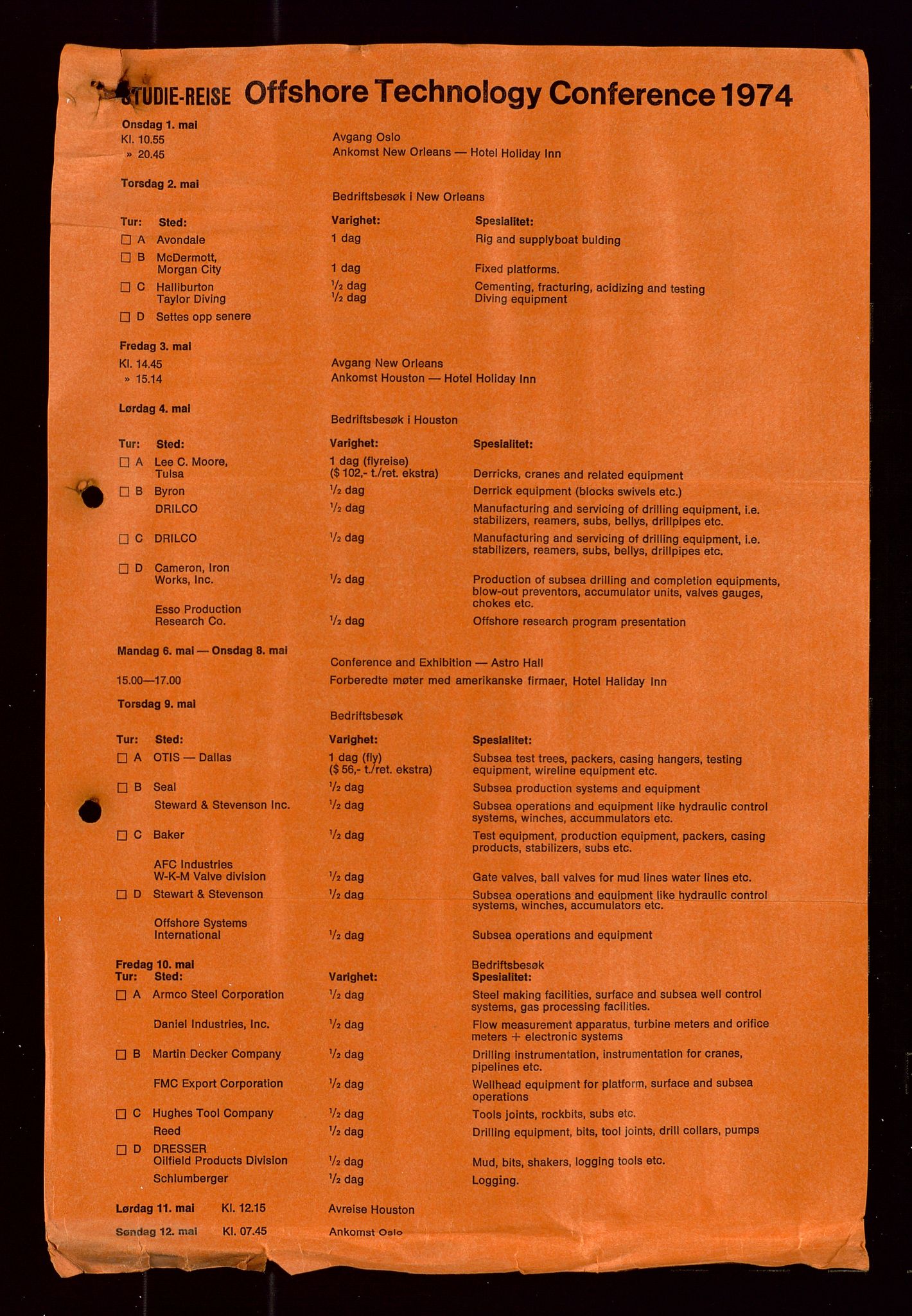 Industridepartementet, Oljekontoret, AV/SAST-A-101348/Di/L0001: DWP, møter juni - november, komiteemøter nr. 19 - 26, 1973-1974, p. 114