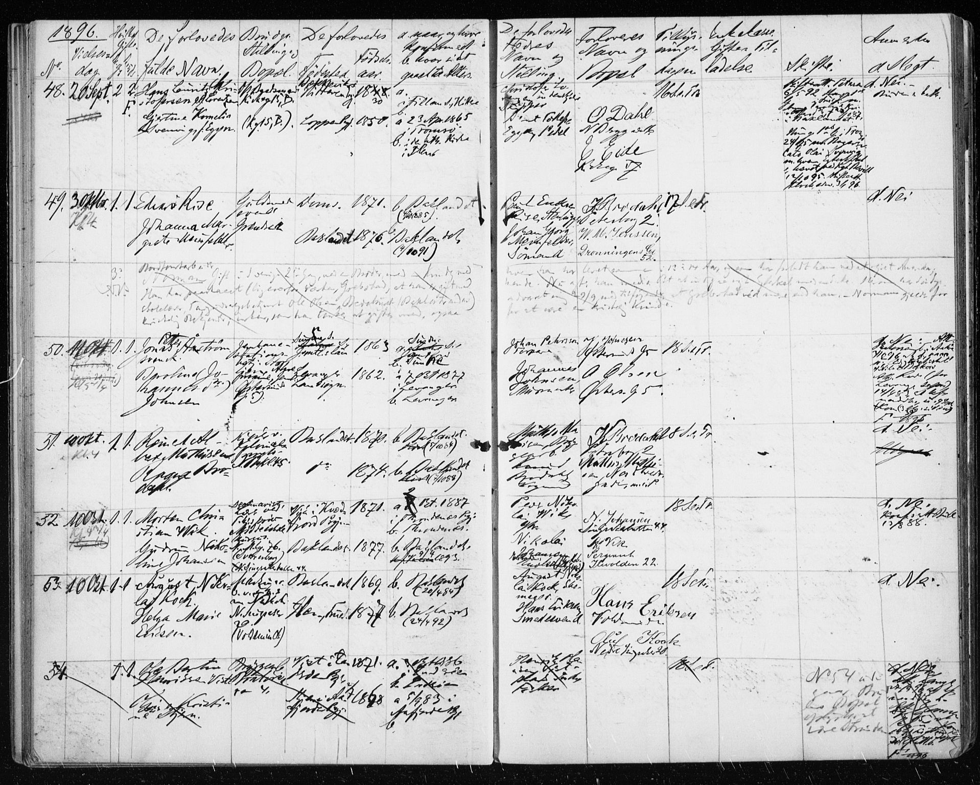 Ministerialprotokoller, klokkerbøker og fødselsregistre - Sør-Trøndelag, AV/SAT-A-1456/604/L0191: Parish register (official) no. 604A12, 1892-1900