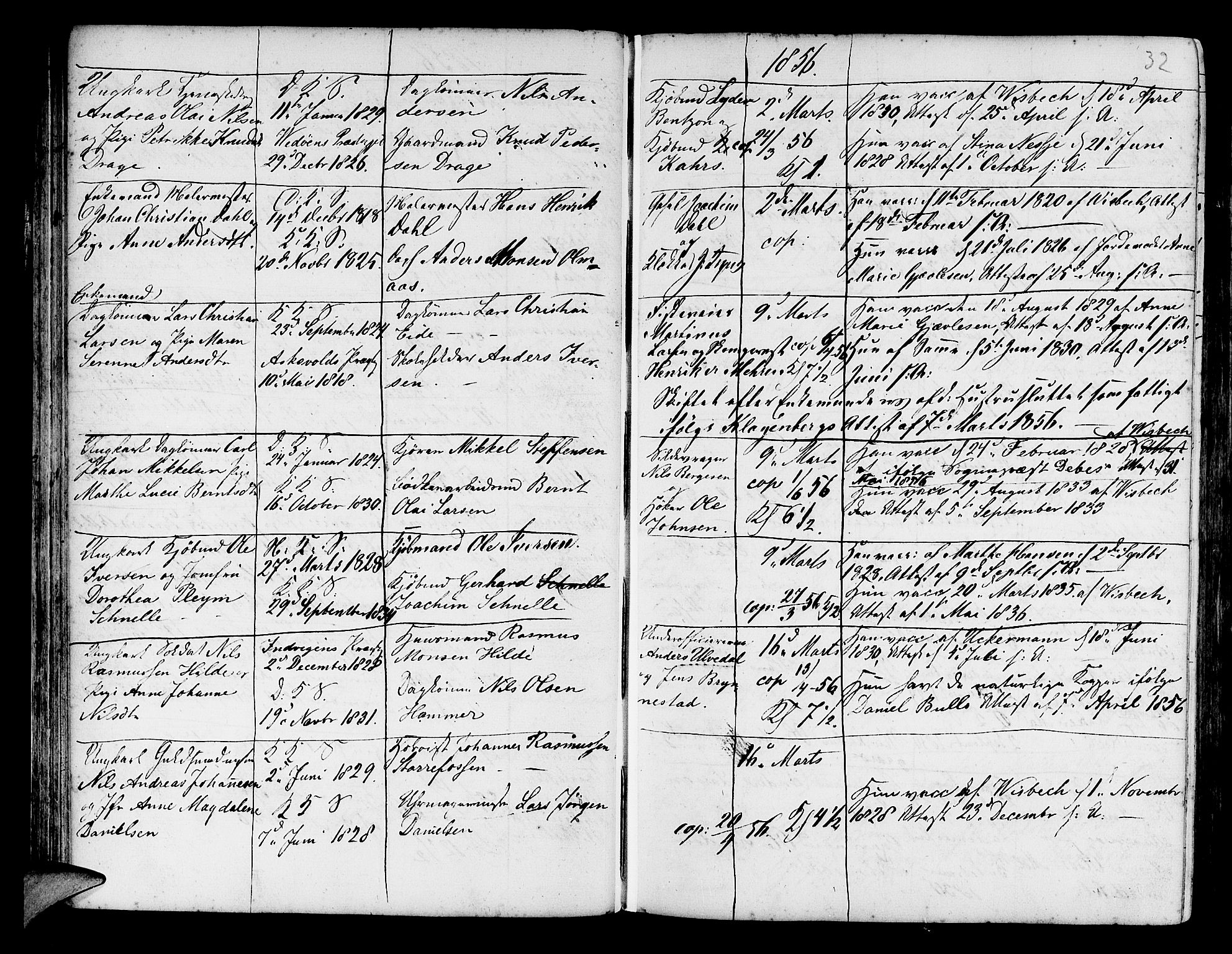 Korskirken sokneprestembete, AV/SAB-A-76101/H/Haa/L0009: Parish register (official) no. A 9, 1743-1861, p. 32