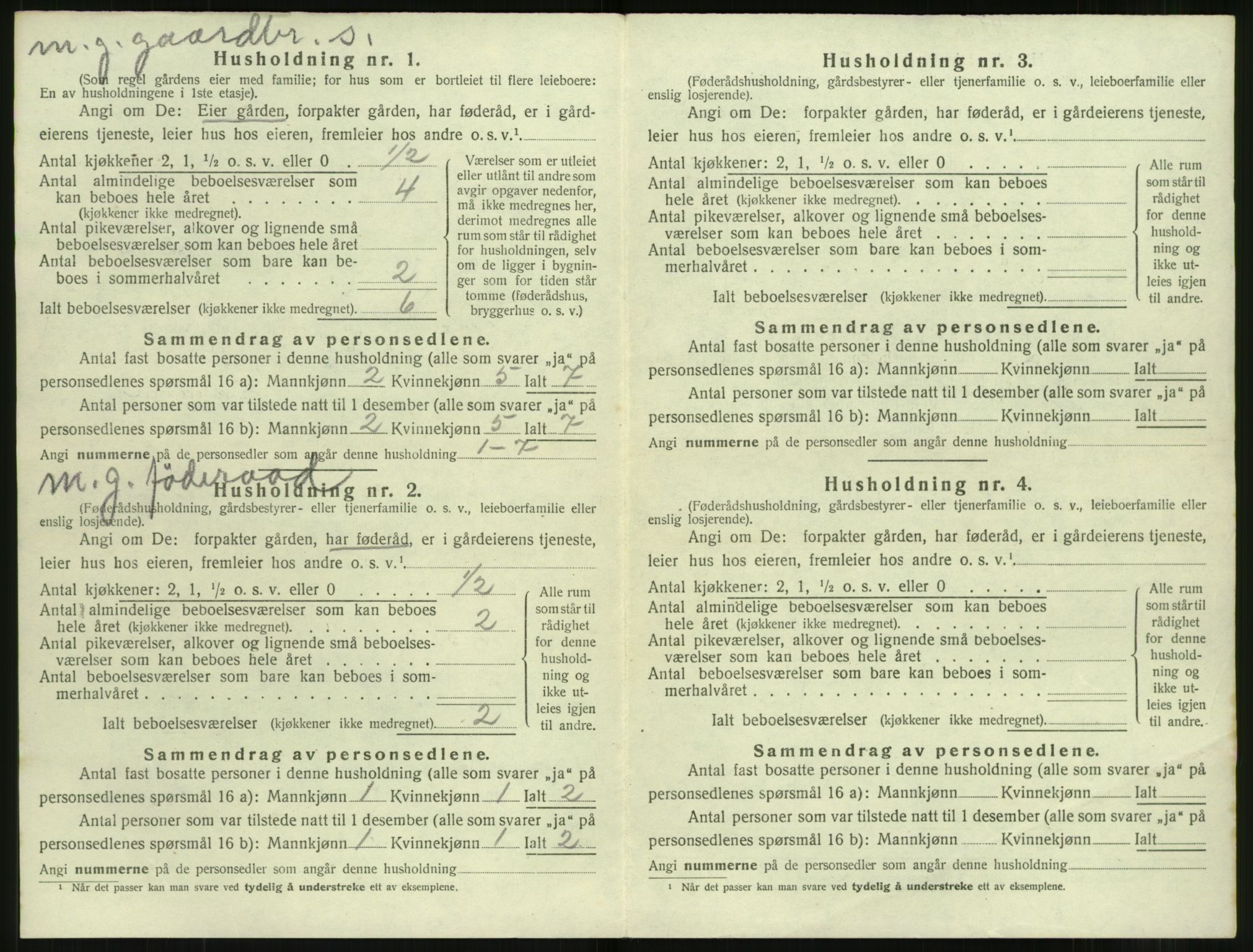 SAT, 1920 census for Ørskog, 1920, p. 725