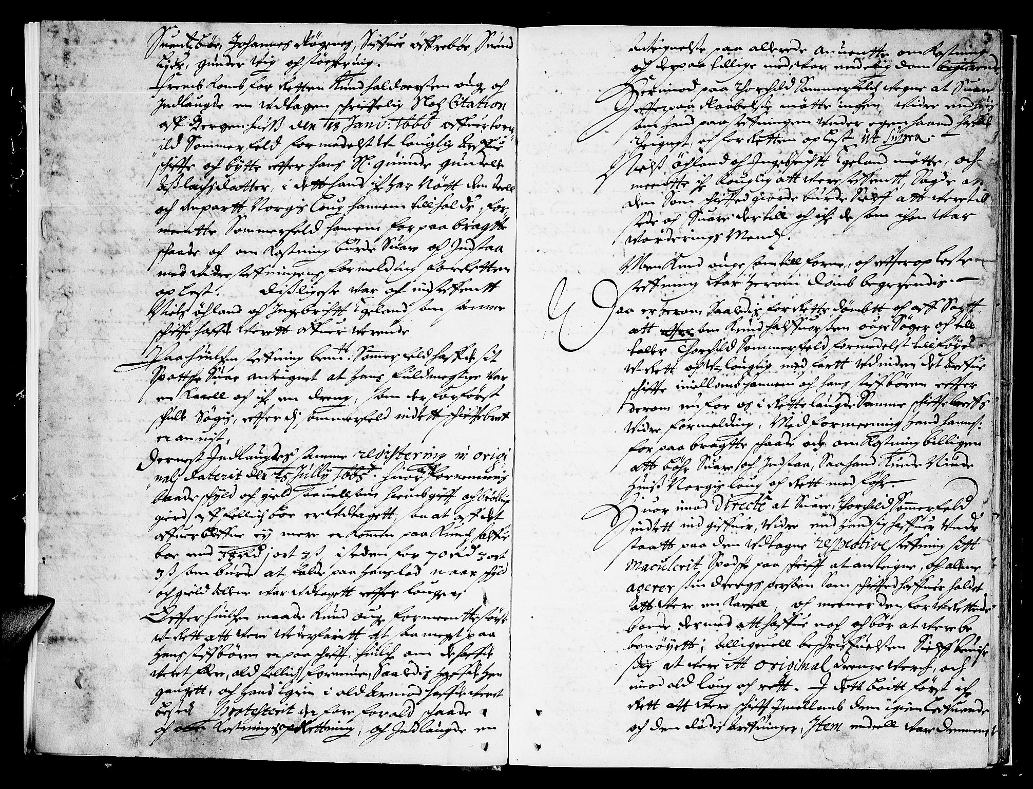 Sunnhordland sorenskrivar, AV/SAB-A-2401/1/F/Faa/L0013: Tingbøker, 1666, p. 2b-3a