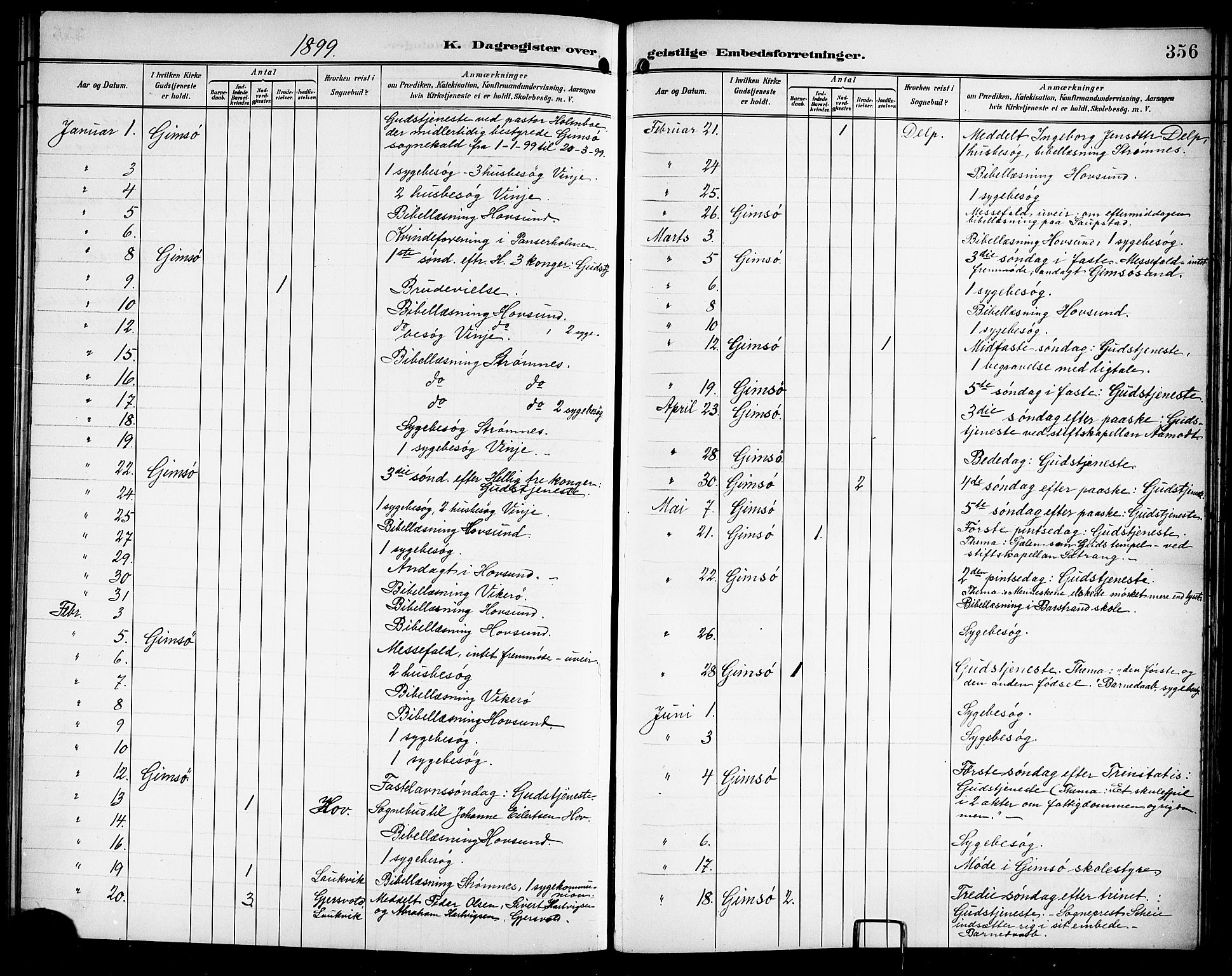 Ministerialprotokoller, klokkerbøker og fødselsregistre - Nordland, SAT/A-1459/876/L1105: Parish register (copy) no. 876C04, 1896-1914, p. 356