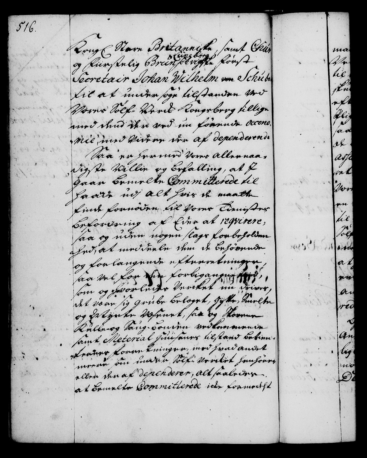 Rentekammeret, Kammerkanselliet, RA/EA-3111/G/Gg/Gga/L0003: Norsk ekspedisjonsprotokoll med register (merket RK 53.3), 1727-1734, p. 516