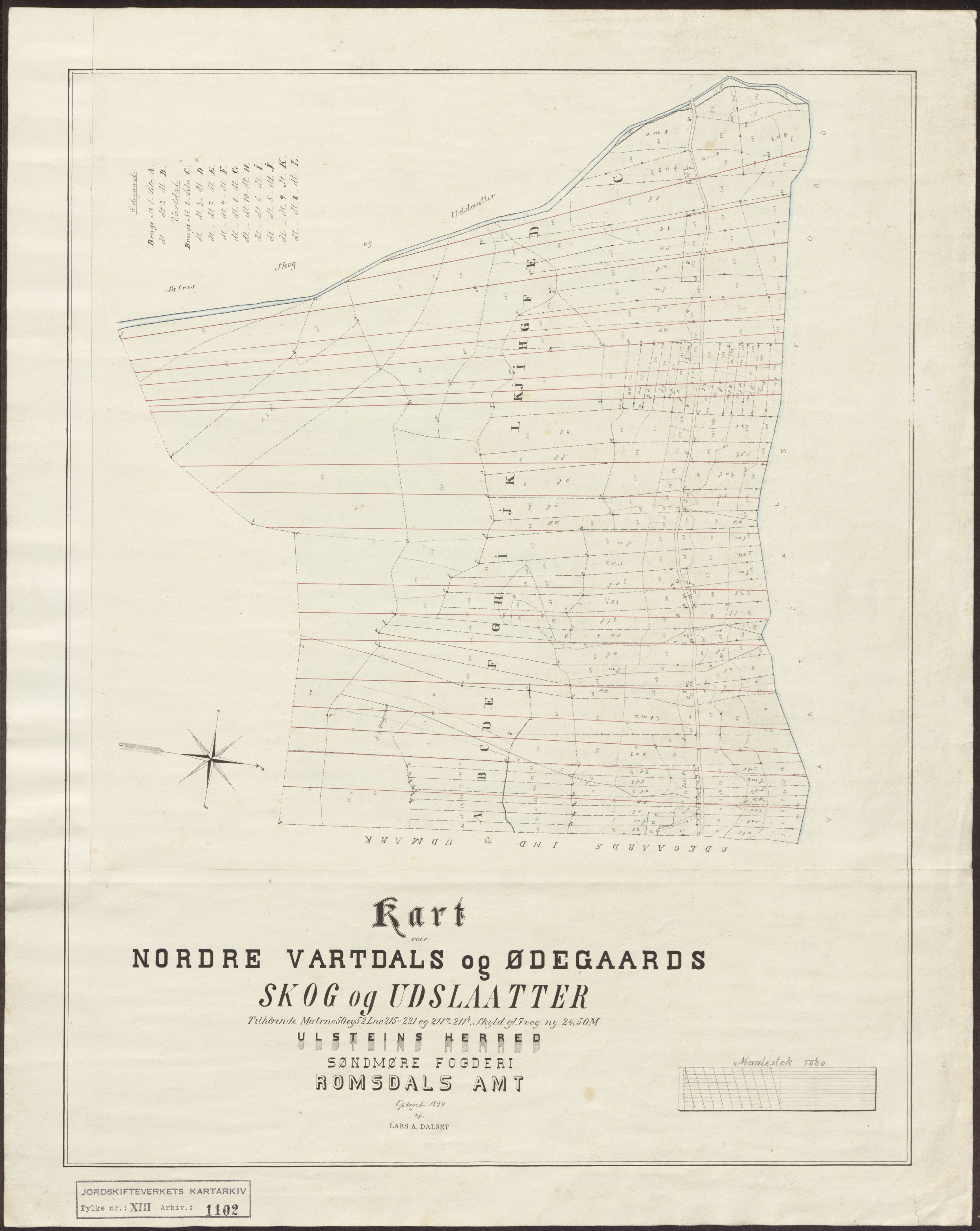 Jordskifteverkets kartarkiv, AV/RA-S-3929/T, 1859-1988, p. 1330