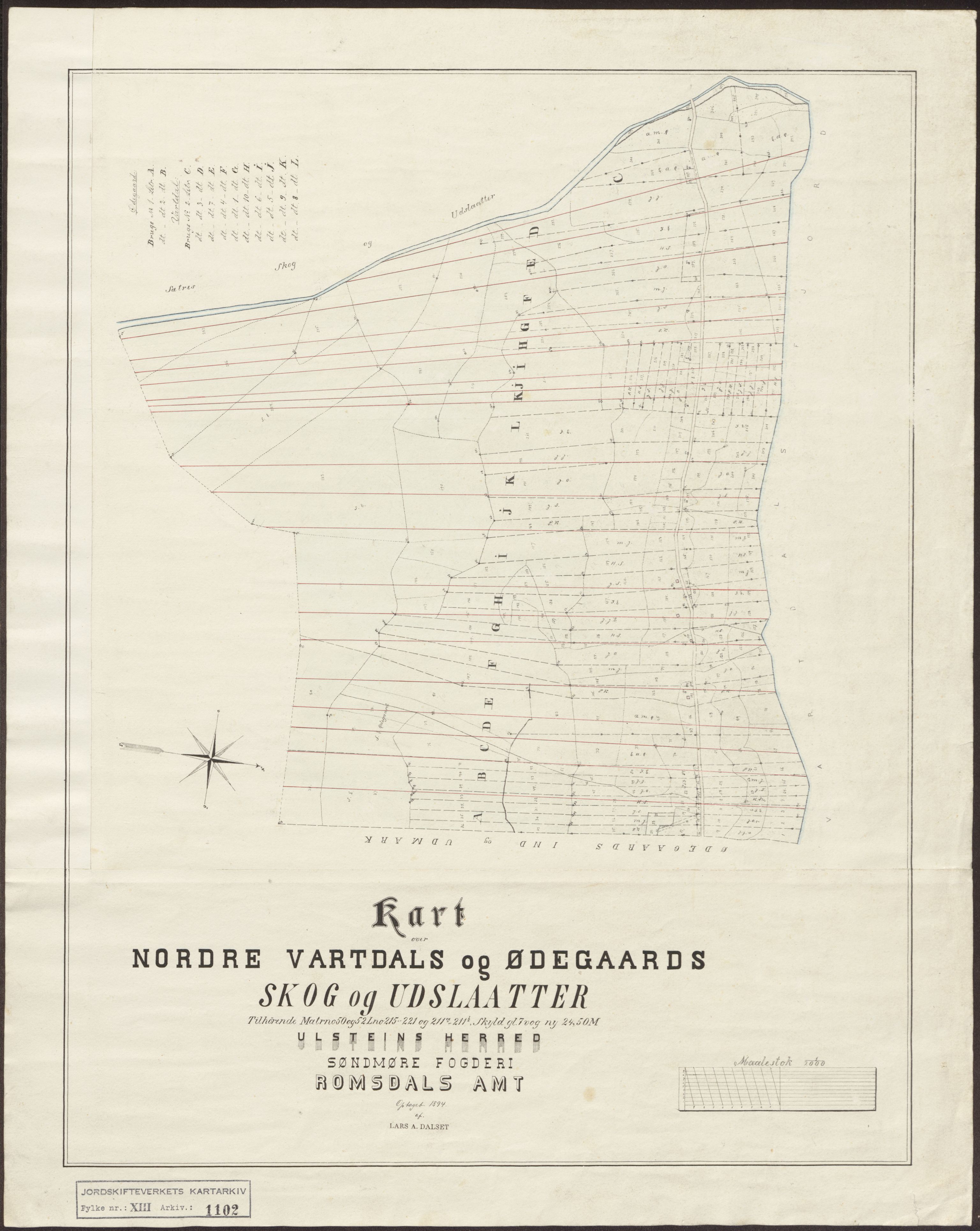 Jordskifteverkets kartarkiv, RA/S-3929/T, 1859-1988, p. 1330