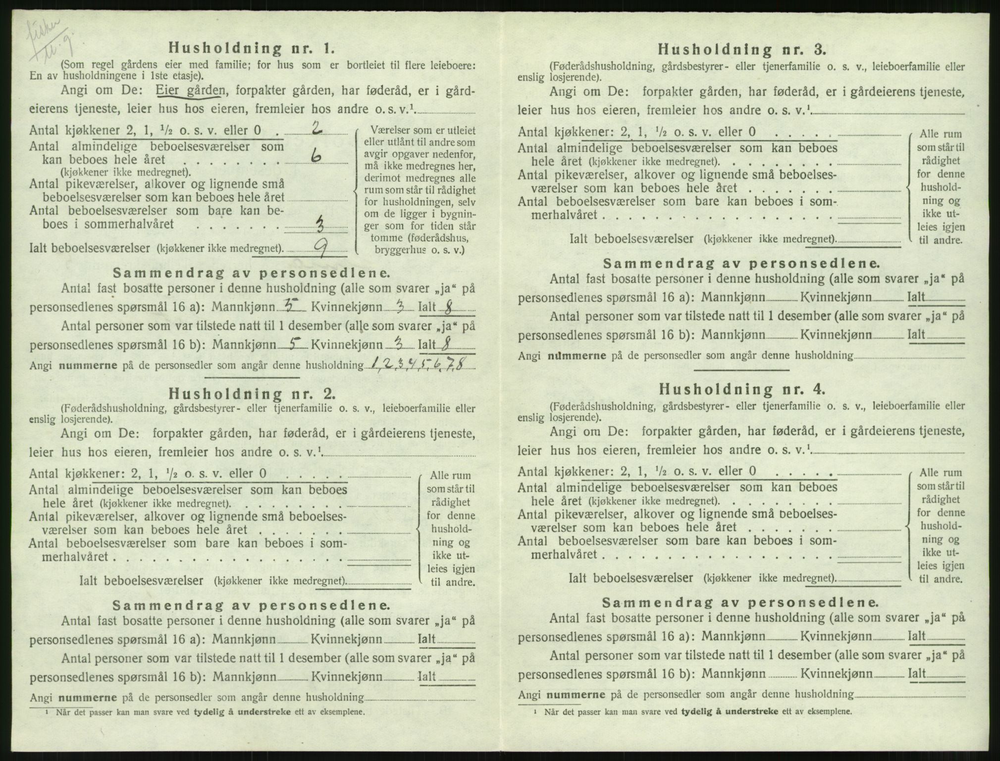SAT, 1920 census for Sandøy, 1920, p. 273