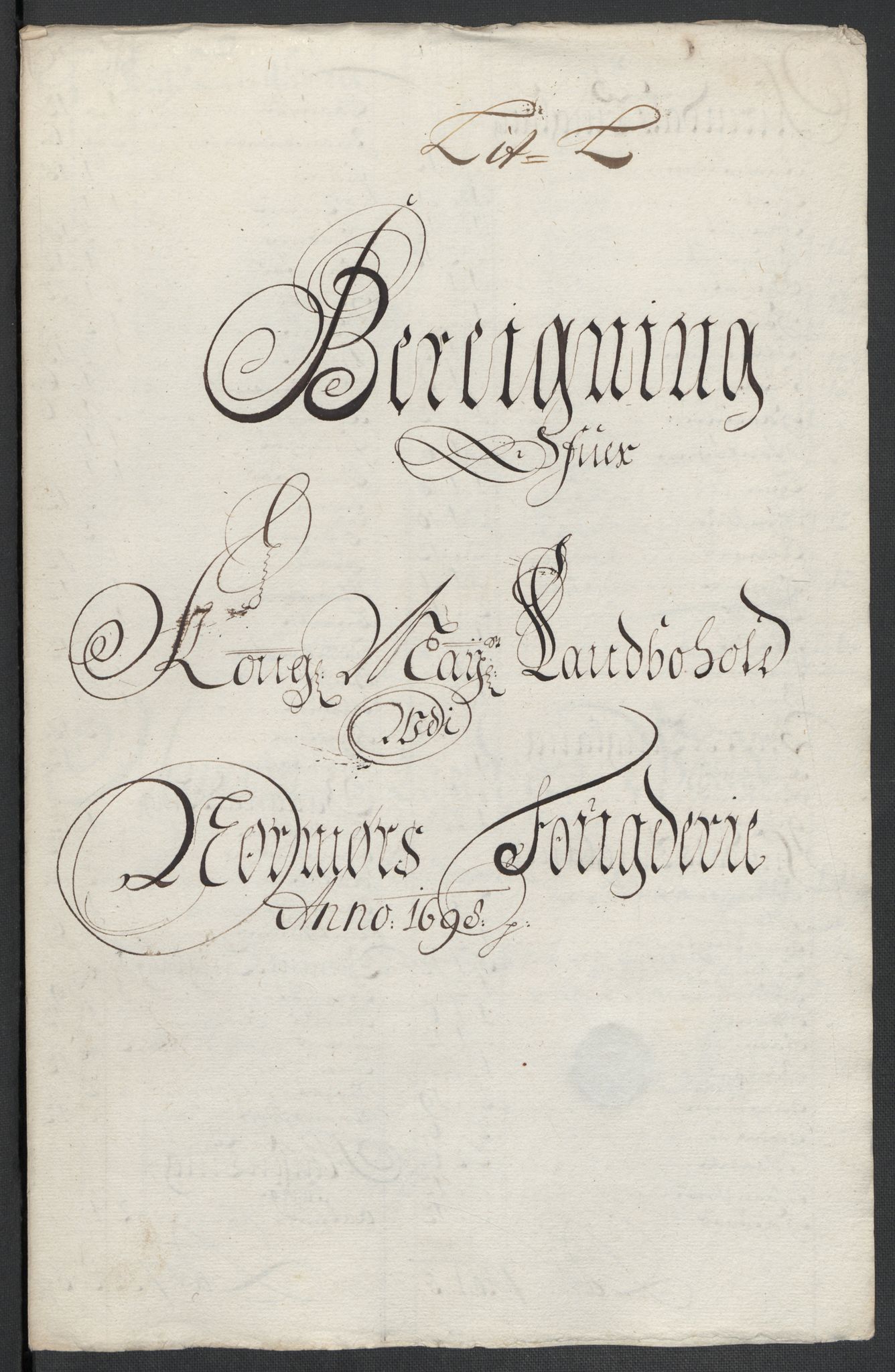 Rentekammeret inntil 1814, Reviderte regnskaper, Fogderegnskap, RA/EA-4092/R56/L3737: Fogderegnskap Nordmøre, 1697-1698, p. 283