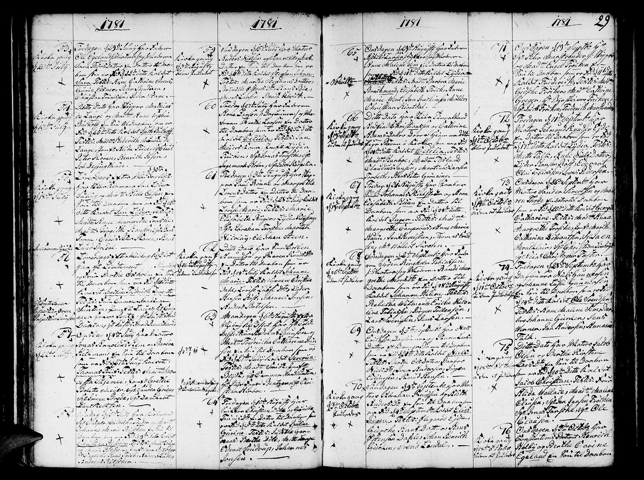 Nykirken Sokneprestembete, SAB/A-77101/H/Haa/L0005: Parish register (official) no. A 5, 1775-1808, p. 29