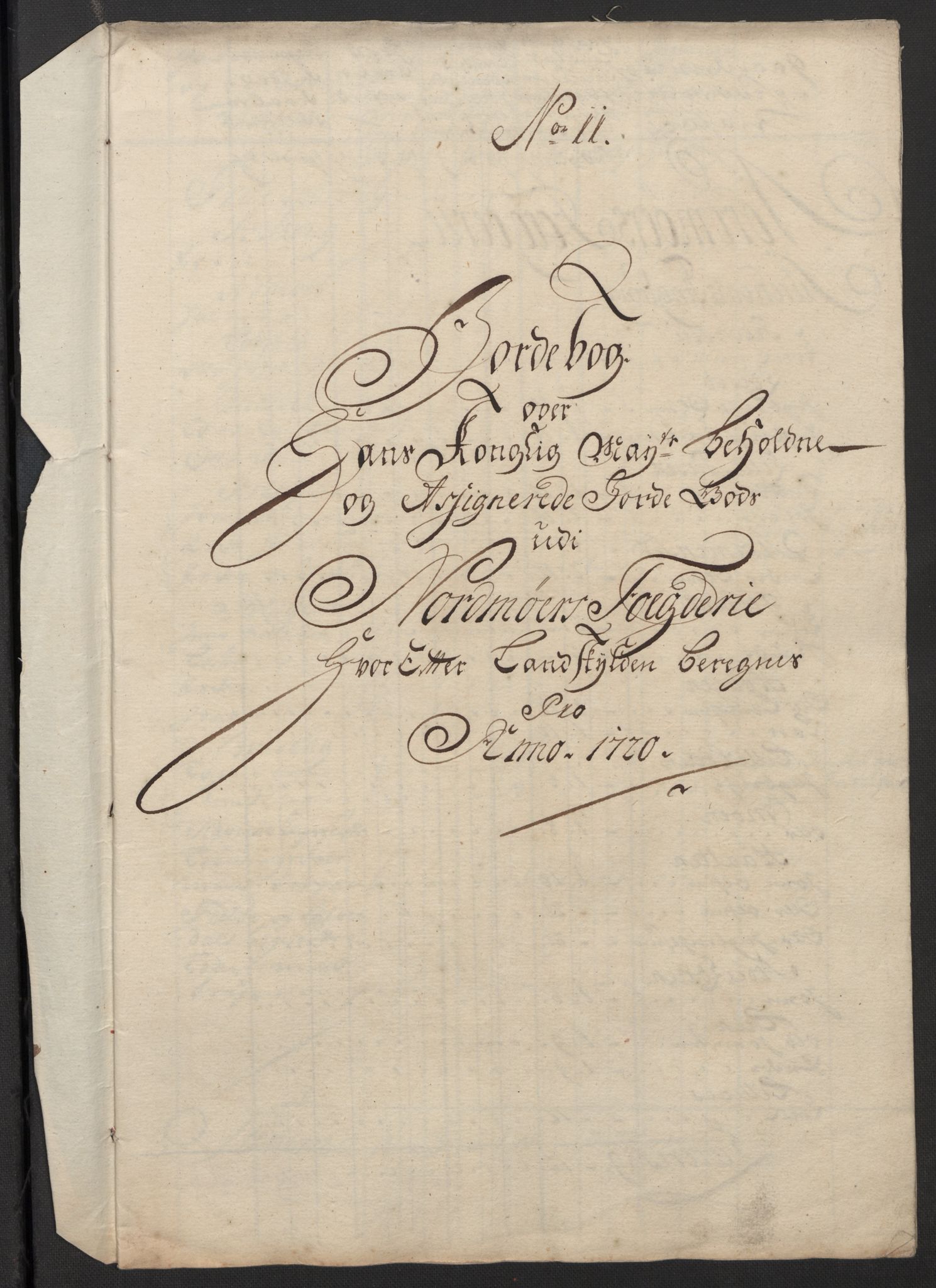 Rentekammeret inntil 1814, Reviderte regnskaper, Fogderegnskap, RA/EA-4092/R56/L3753: Fogderegnskap Nordmøre, 1720, p. 329