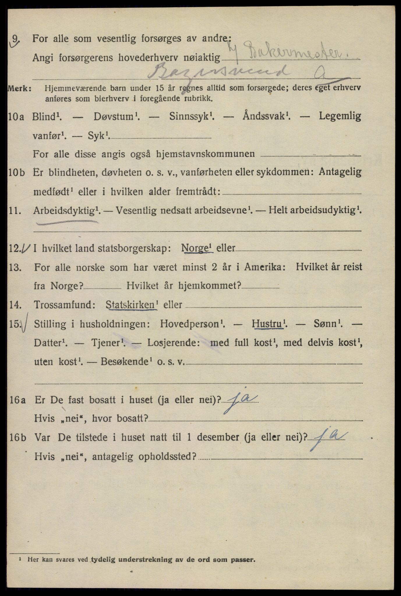 SAO, 1920 census for Kristiania, 1920, p. 283302