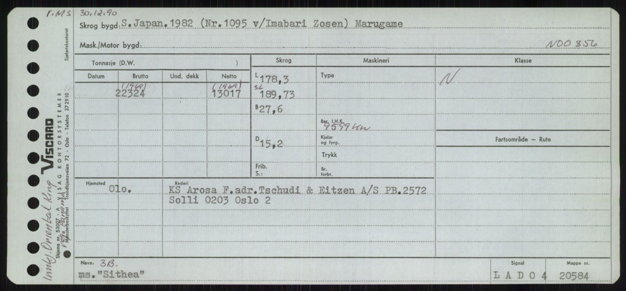 Sjøfartsdirektoratet med forløpere, Skipsmålingen, RA/S-1627/H/Ha/L0005/0001: Fartøy, S-Sven / Fartøy, S-Skji, p. 469