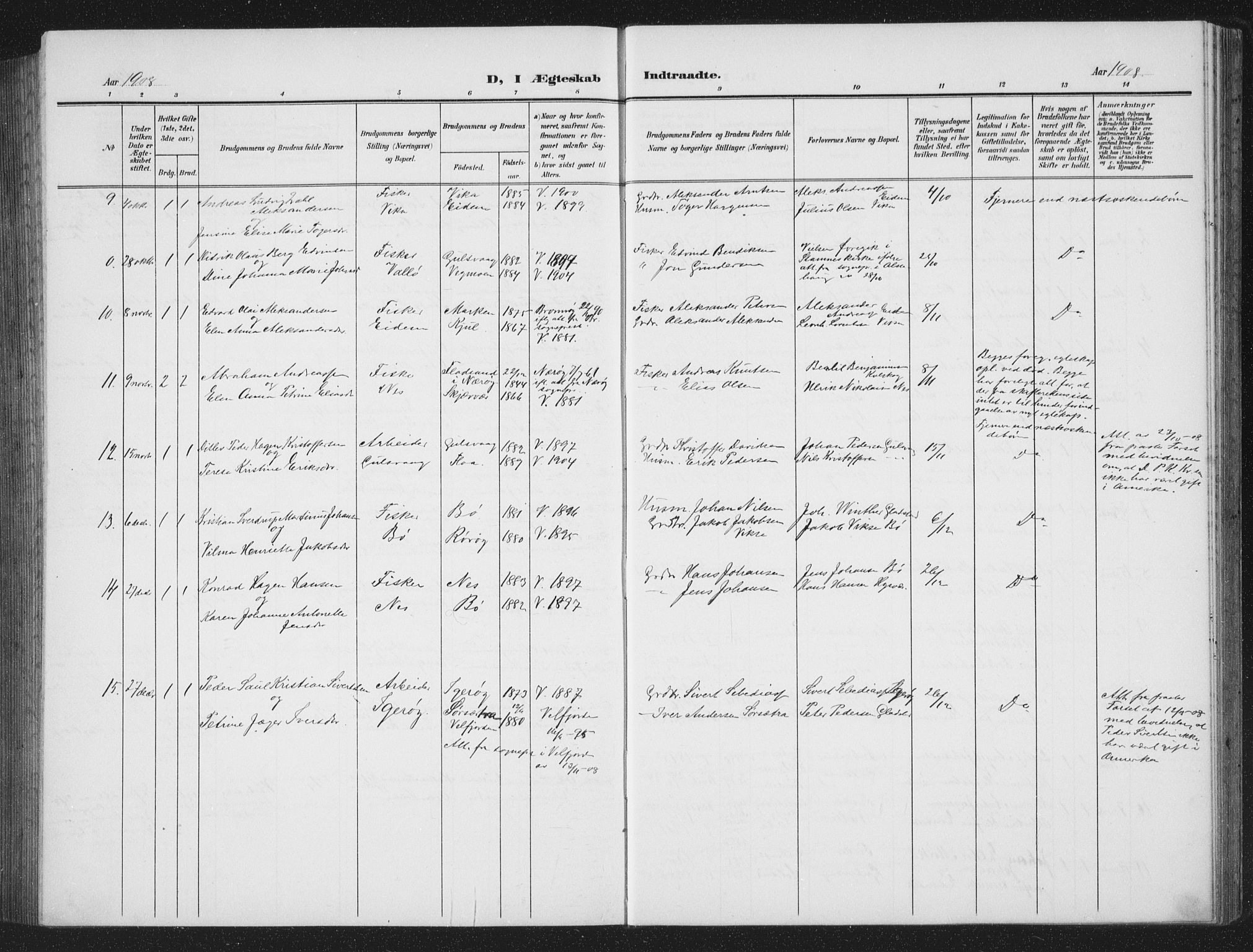 Ministerialprotokoller, klokkerbøker og fødselsregistre - Nordland, AV/SAT-A-1459/816/L0254: Parish register (copy) no. 816C04, 1905-1934