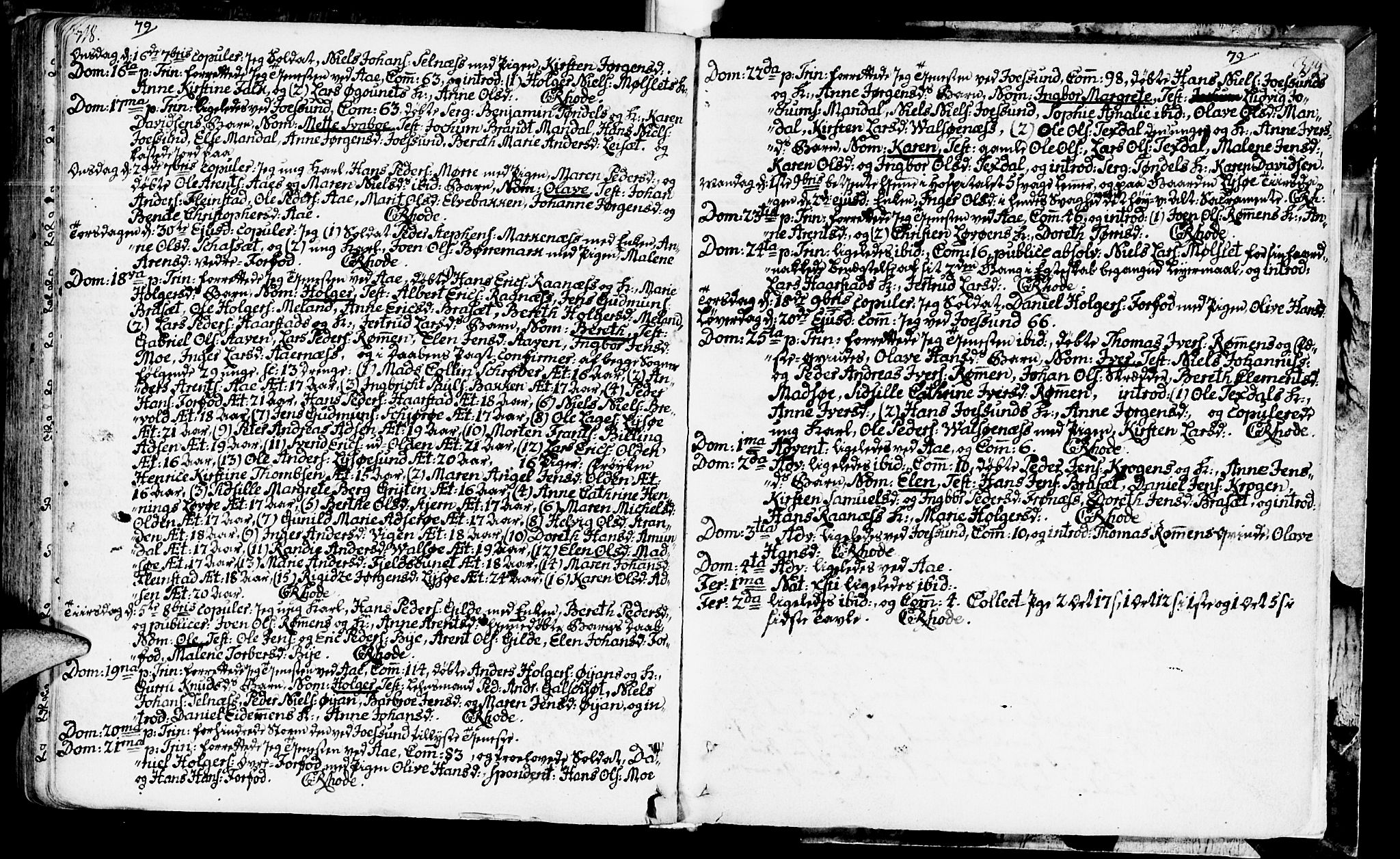 Ministerialprotokoller, klokkerbøker og fødselsregistre - Sør-Trøndelag, SAT/A-1456/655/L0672: Parish register (official) no. 655A01, 1750-1779, p. 318-319