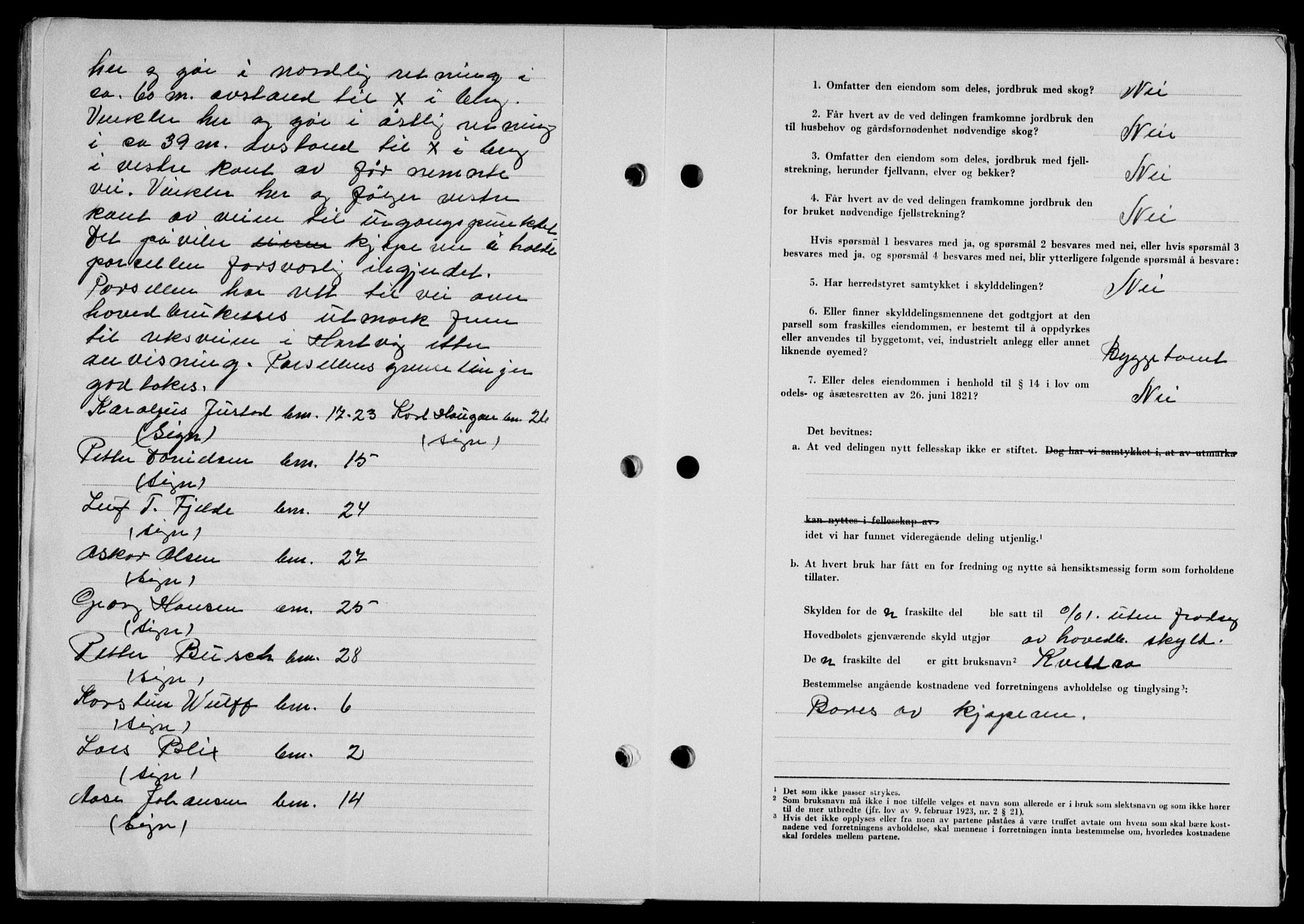Lofoten sorenskriveri, SAT/A-0017/1/2/2C/L0016a: Mortgage book no. 16a, 1947-1947, Diary no: : 1053/1947