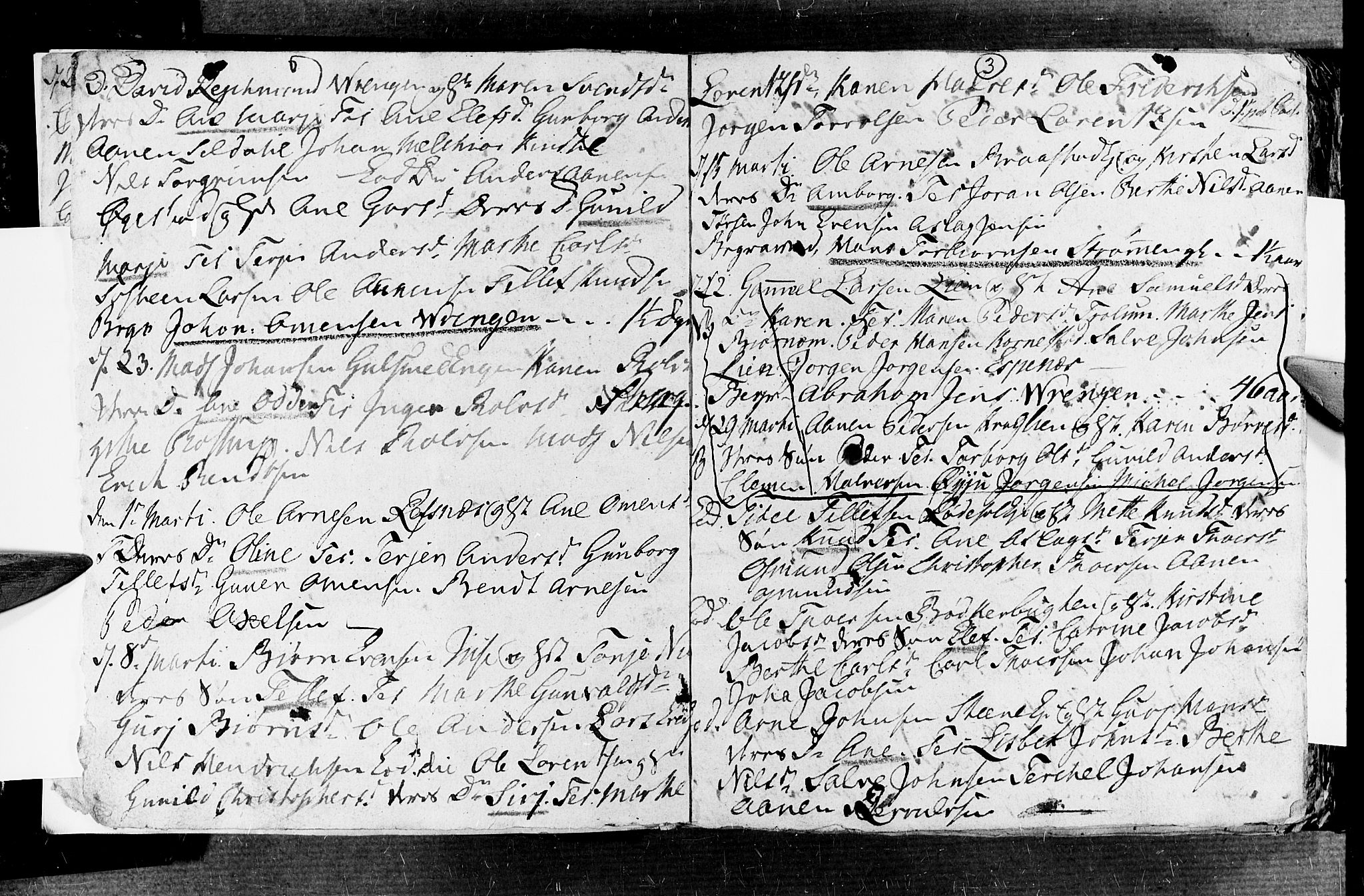 Øyestad sokneprestkontor, AV/SAK-1111-0049/F/Fb/L0002: Parish register (copy) no. B 2, 1795-1807, p. 3