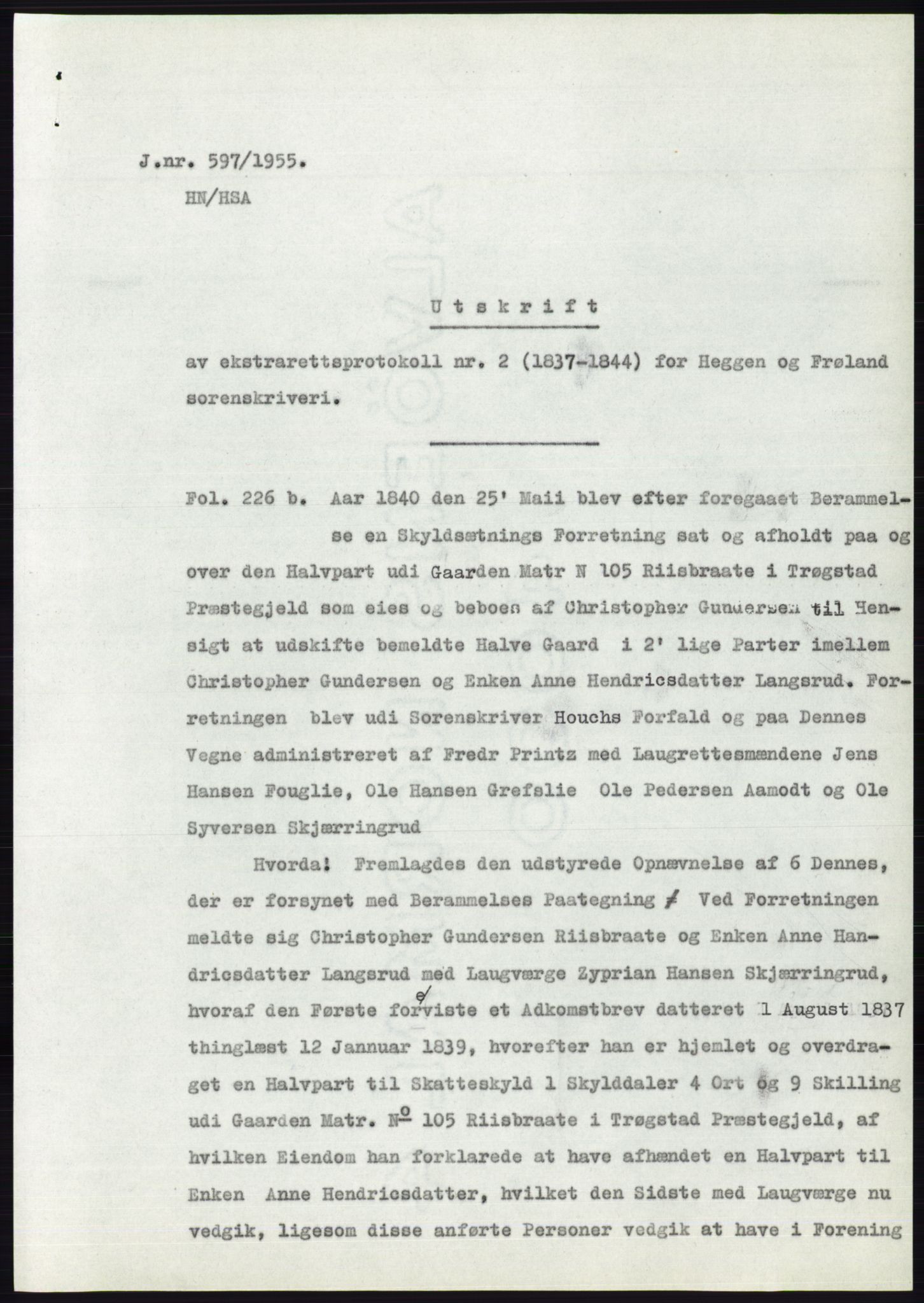Statsarkivet i Oslo, SAO/A-10621/Z/Zd/L0002: Avskrifter, j.nr 5-691/1955, 1955, p. 398