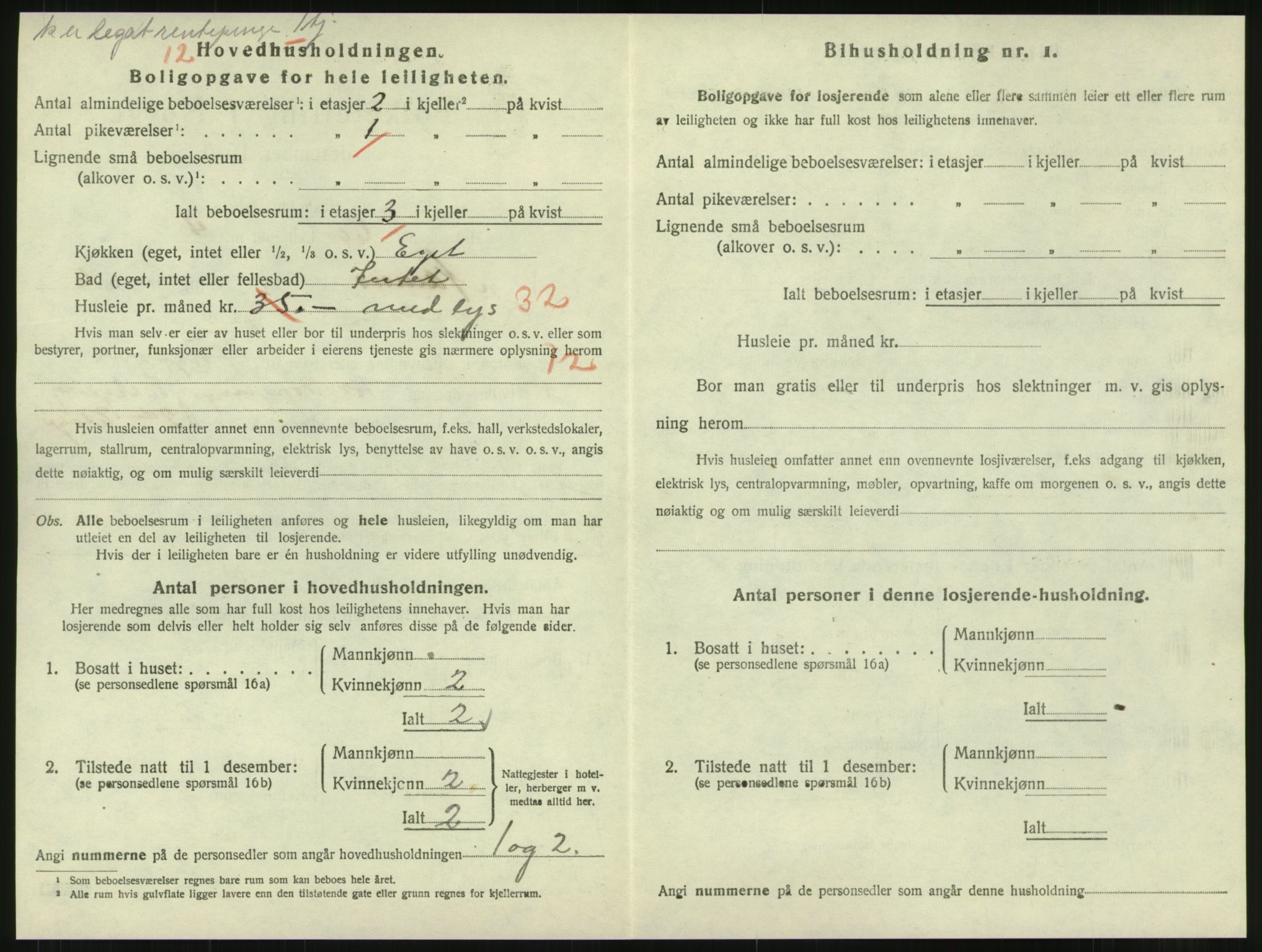 SAT, 1920 census for Namsos, 1920, p. 2006