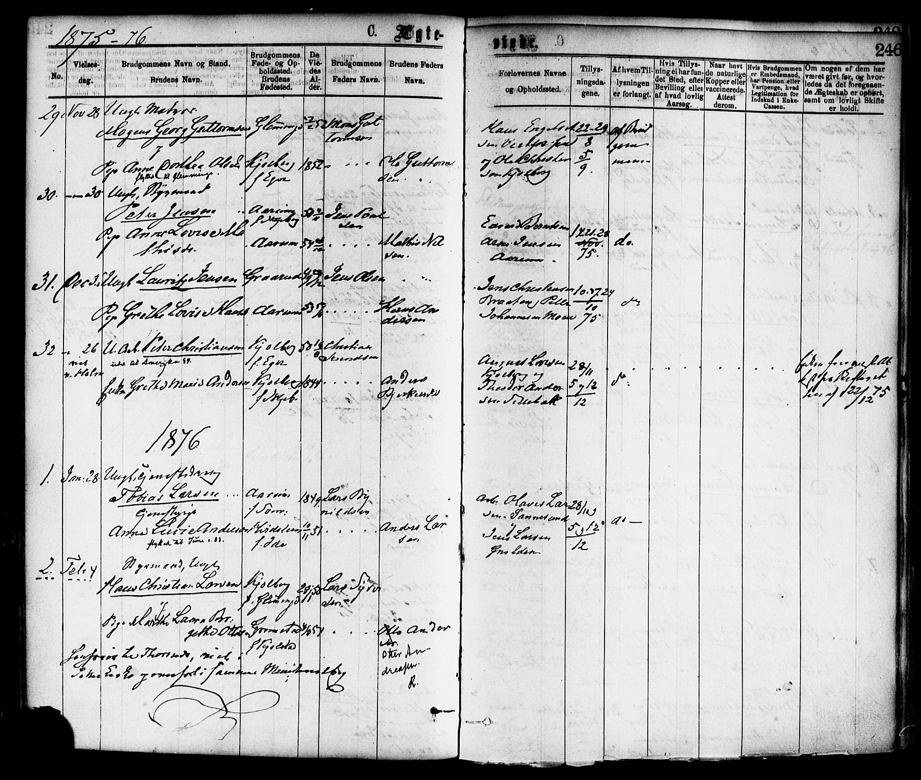 Borge prestekontor Kirkebøker, SAO/A-10903/F/Fa/L0007: Parish register (official) no. I 7, 1875-1886, p. 246