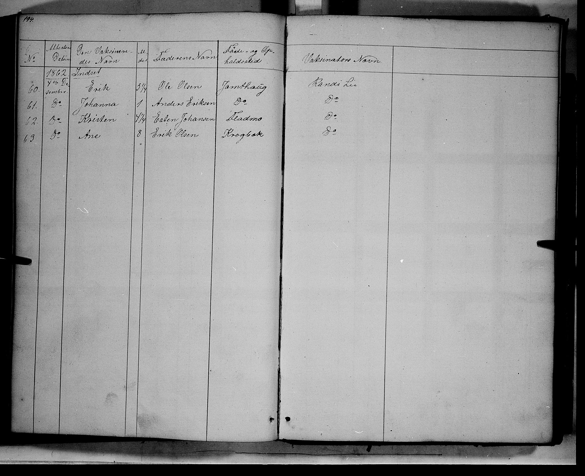 Kvikne prestekontor, AV/SAH-PREST-064/H/Ha/Haa/L0005: Parish register (official) no. 5, 1841-1862, p. 194