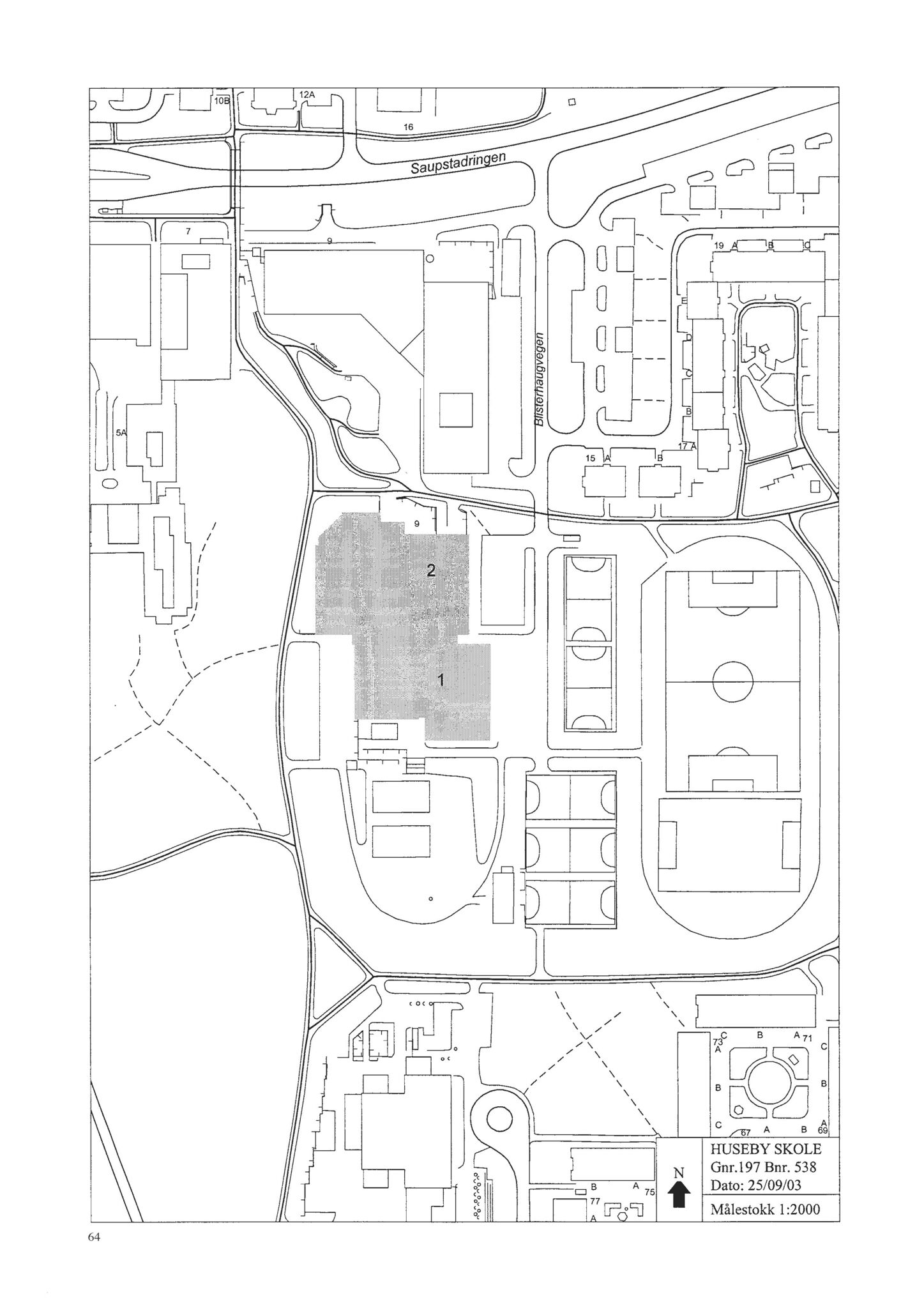 , Trondheim kommunes skoleanlegg - Beskrivelse og antikvarisk klassifisering, 2003, p. 73