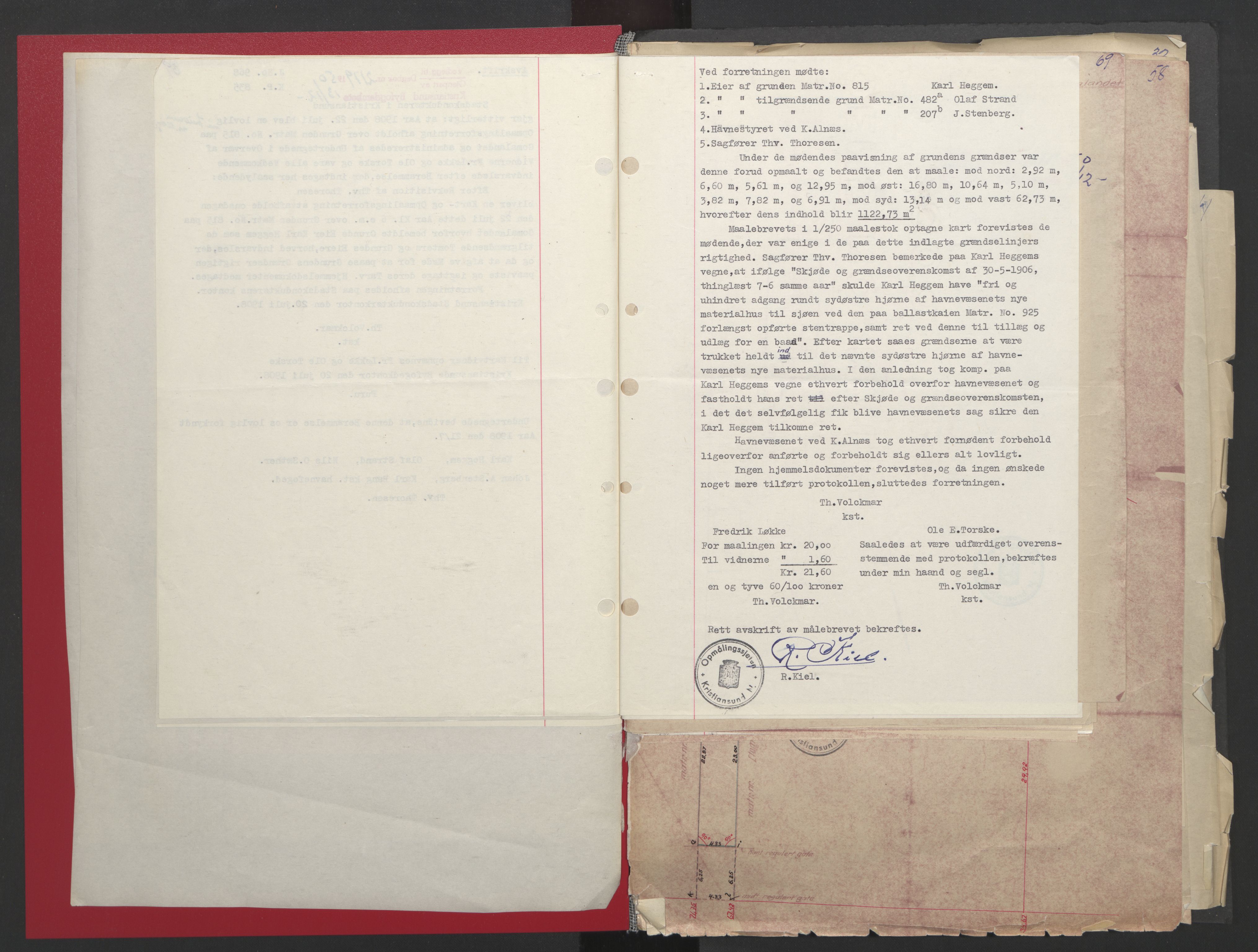 Kristiansund byfogd, AV/SAT-A-4587/A/27: Mortgage book no. 48, 1950-1950, Diary no: : 2179/1950