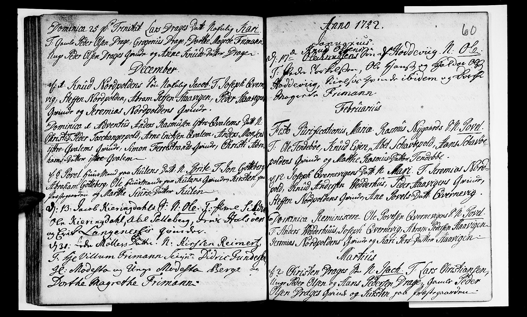 Selje sokneprestembete, AV/SAB-A-99938/H/Ha/Haa/Haaa: Parish register (official) no. A 3, 1731-1743, p. 60