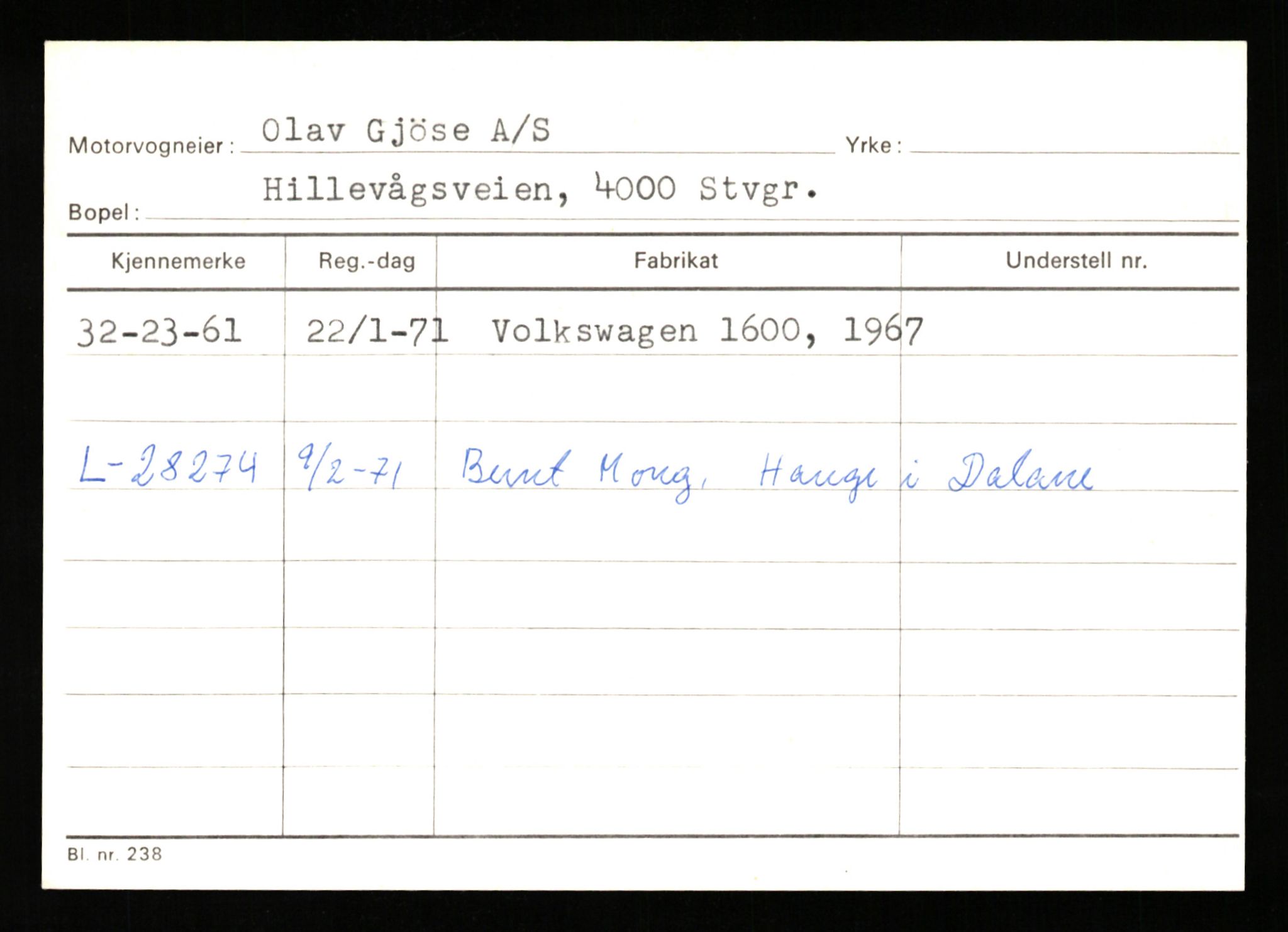 Stavanger trafikkstasjon, AV/SAST-A-101942/0/G/L0011: Registreringsnummer: 240000 - 363477, 1930-1971, p. 2130