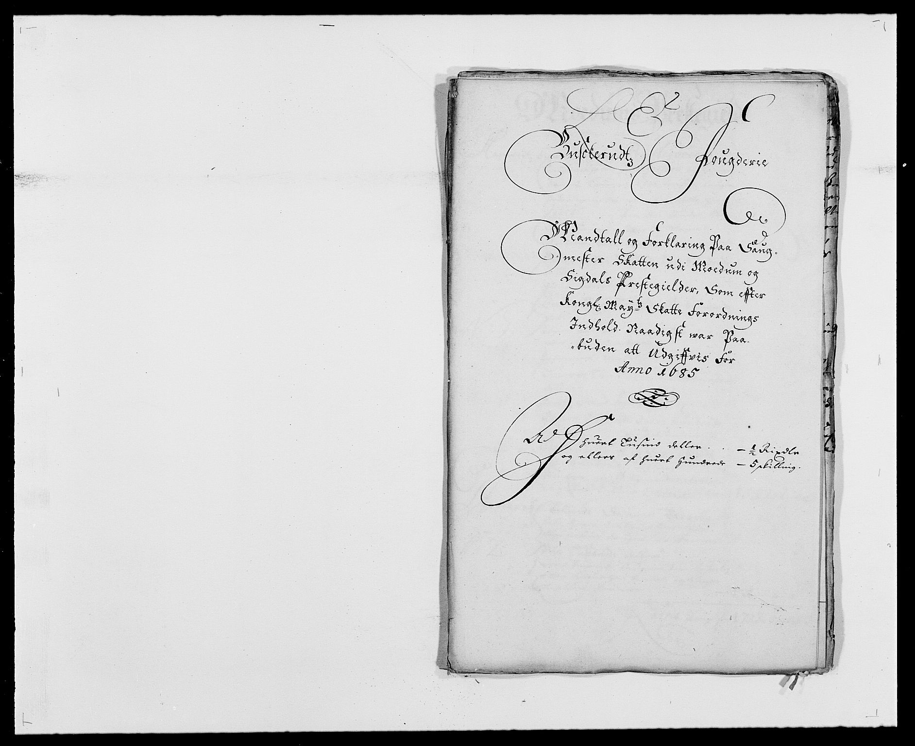 Rentekammeret inntil 1814, Reviderte regnskaper, Fogderegnskap, RA/EA-4092/R25/L1678: Fogderegnskap Buskerud, 1685-1686, p. 99