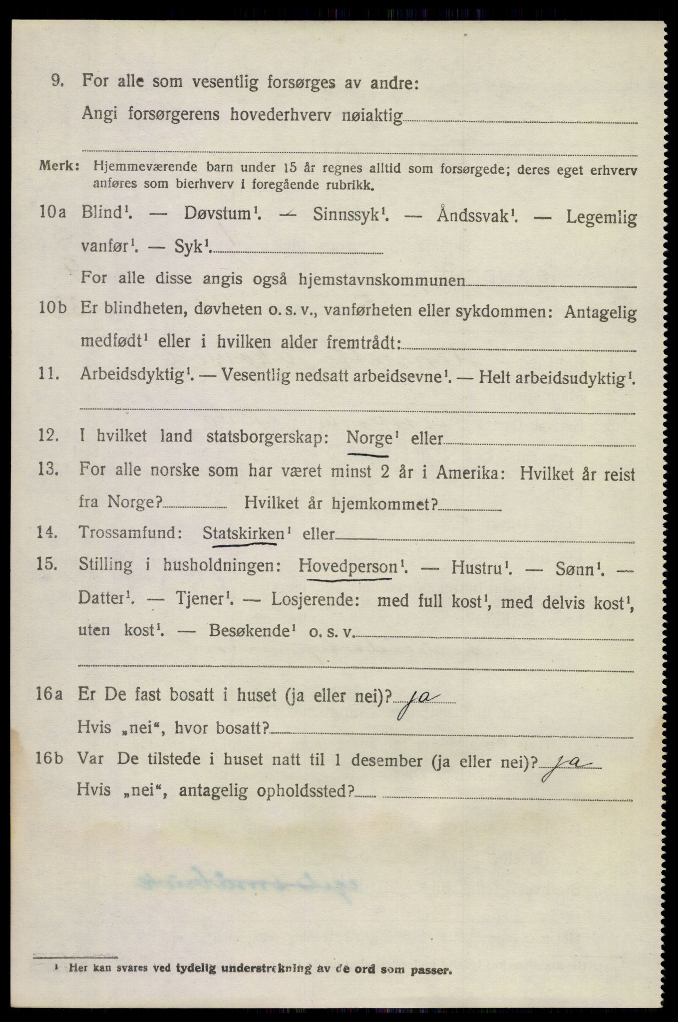 SAKO, 1920 census for Sandeherred, 1920, p. 14301