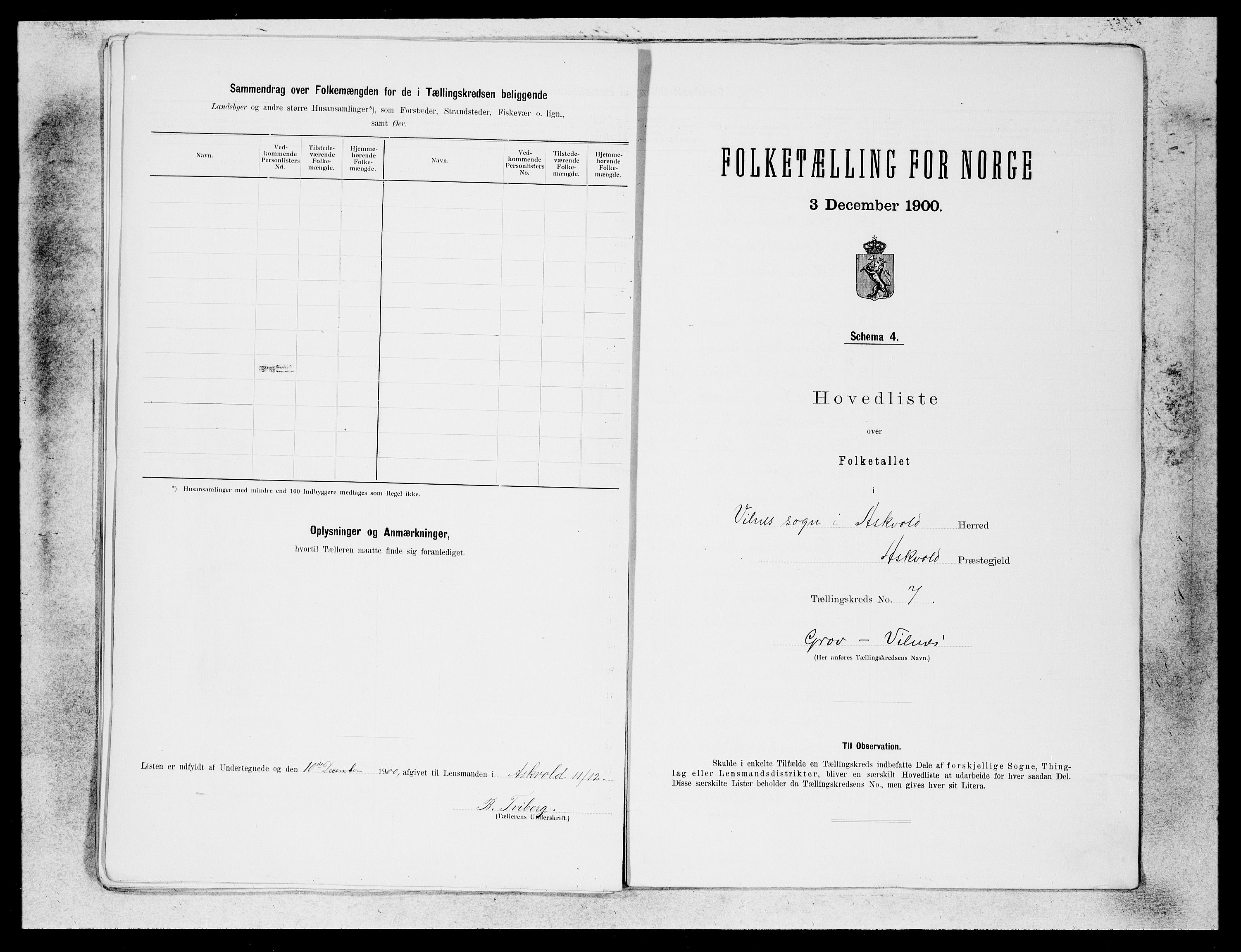 SAB, 1900 census for Askvoll, 1900, p. 15