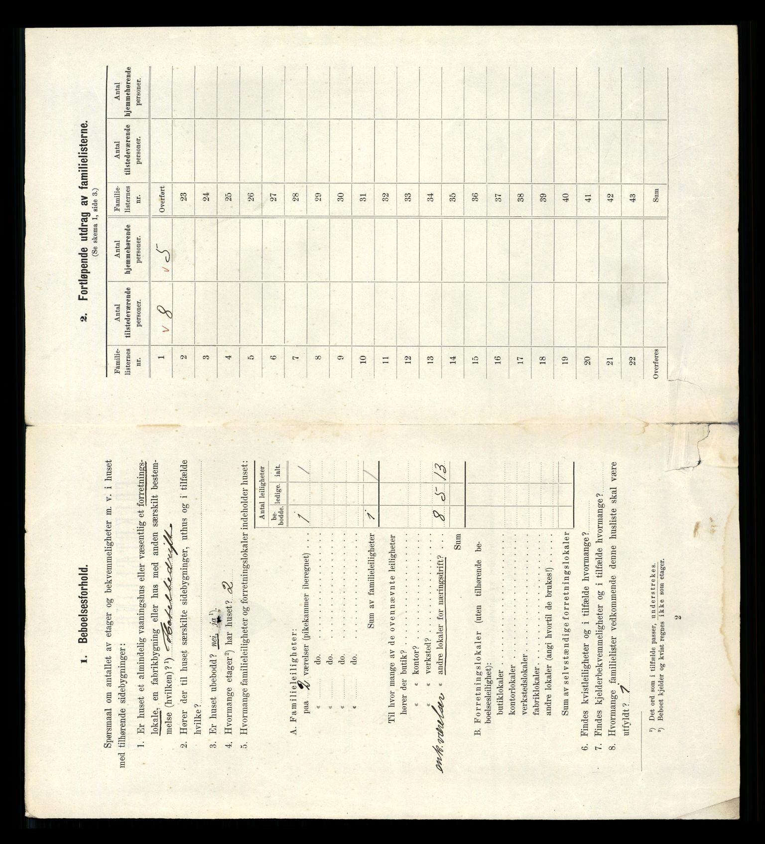 RA, 1910 census for Kristiansand, 1910, p. 987