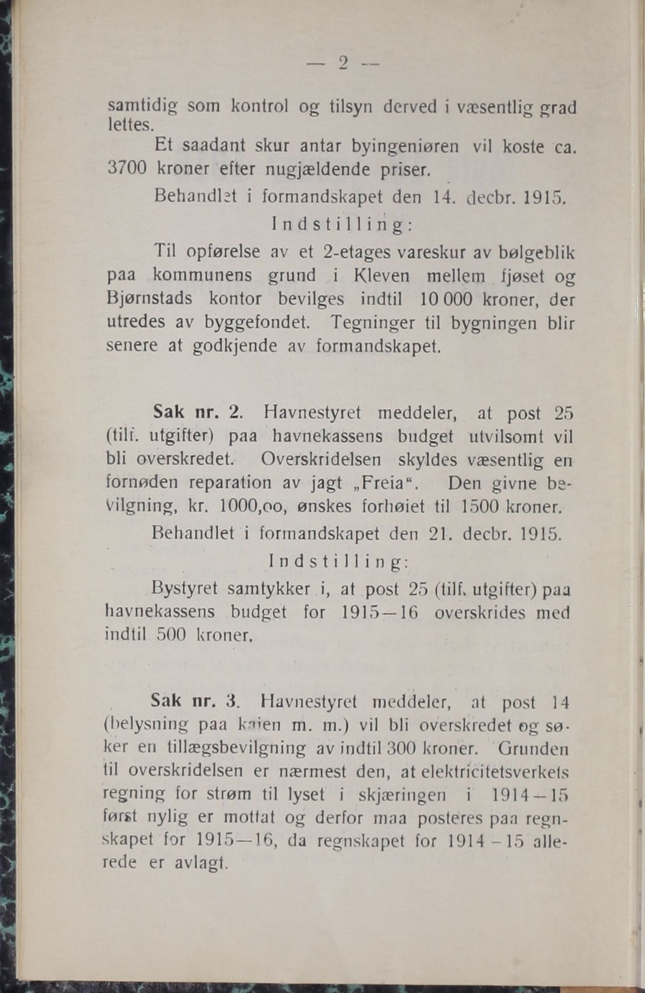 Narvik kommune. Formannskap , AIN/K-18050.150/A/Ab/L0006: Møtebok, 1916