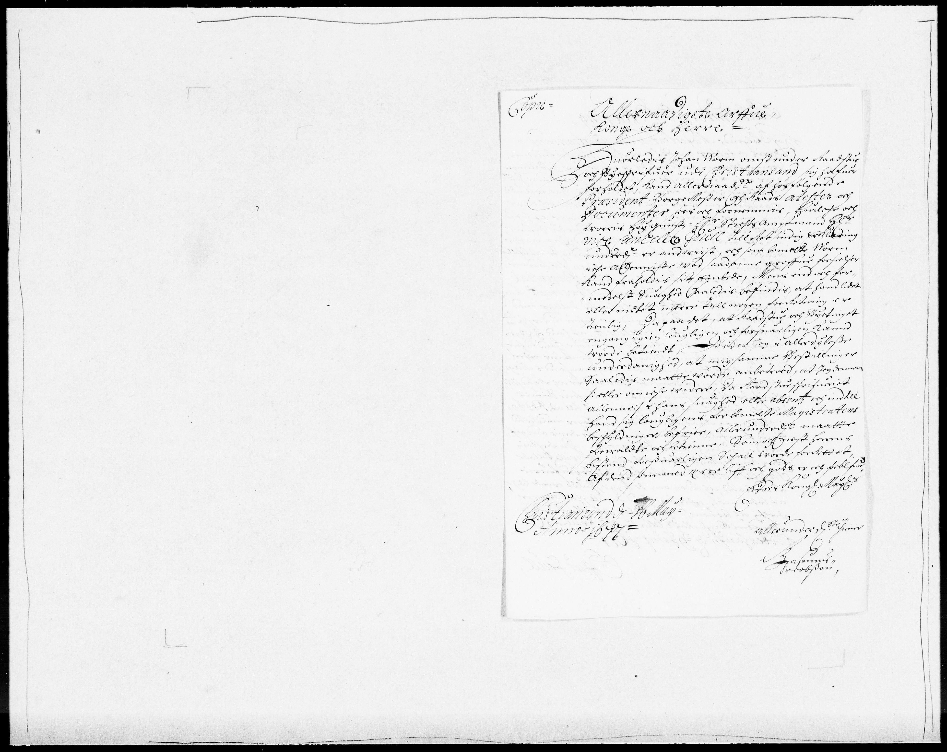 Danske Kanselli 1572-1799, AV/RA-EA-3023/F/Fc/Fcc/Fcca/L0032: Norske innlegg 1572-1799, 1674-1680, p. 335