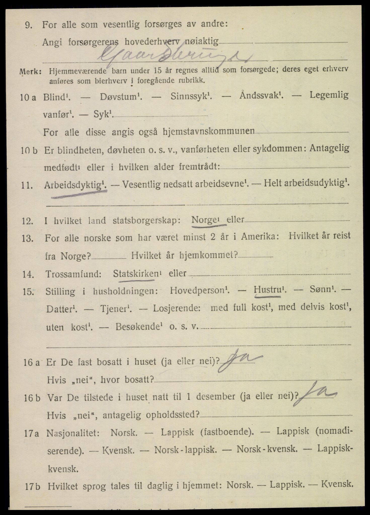 SAT, 1920 census for Herøy, 1920, p. 4517