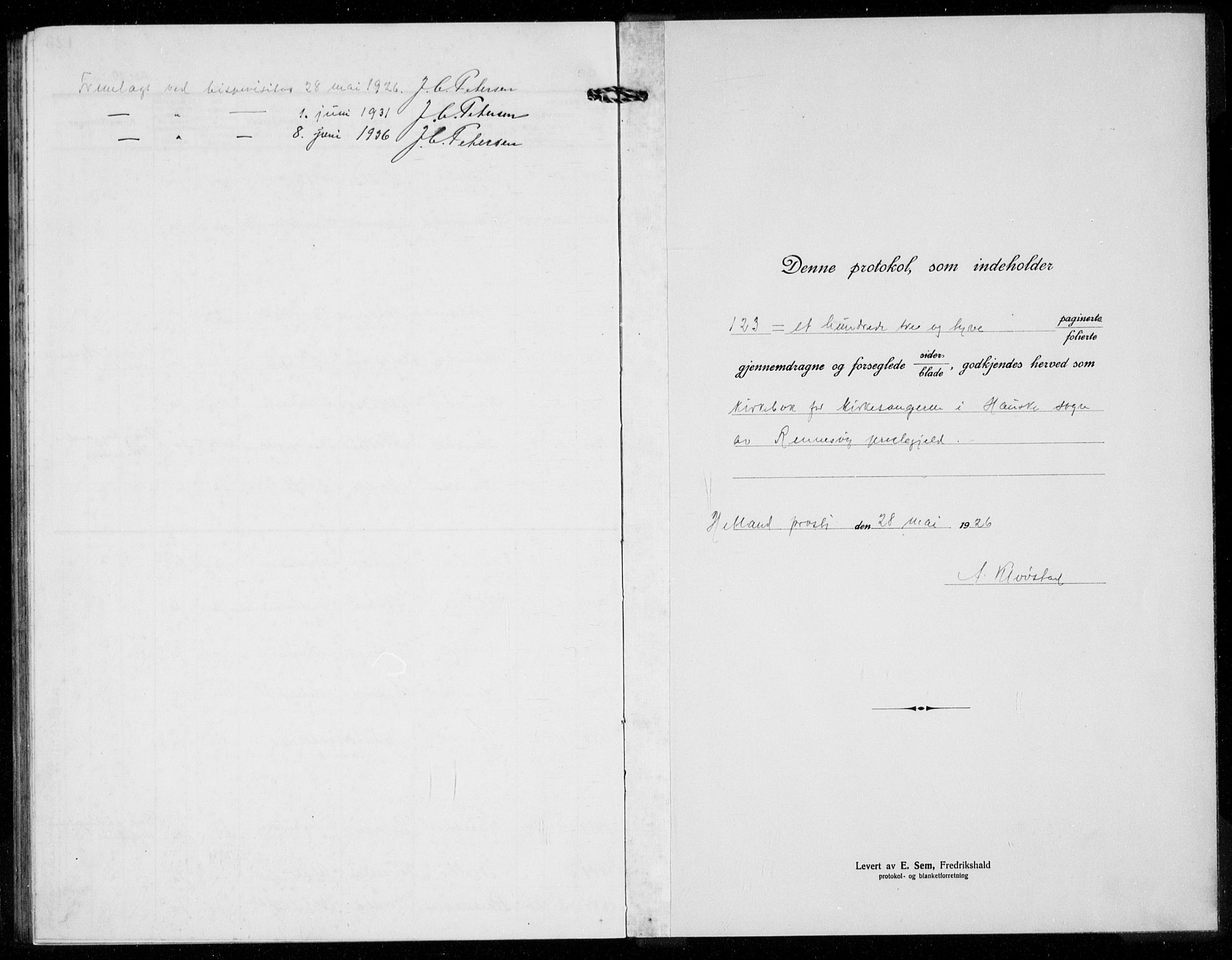 Rennesøy sokneprestkontor, SAST/A -101827/H/Ha/Hab/L0014: Parish register (copy) no. B 13, 1918-1937