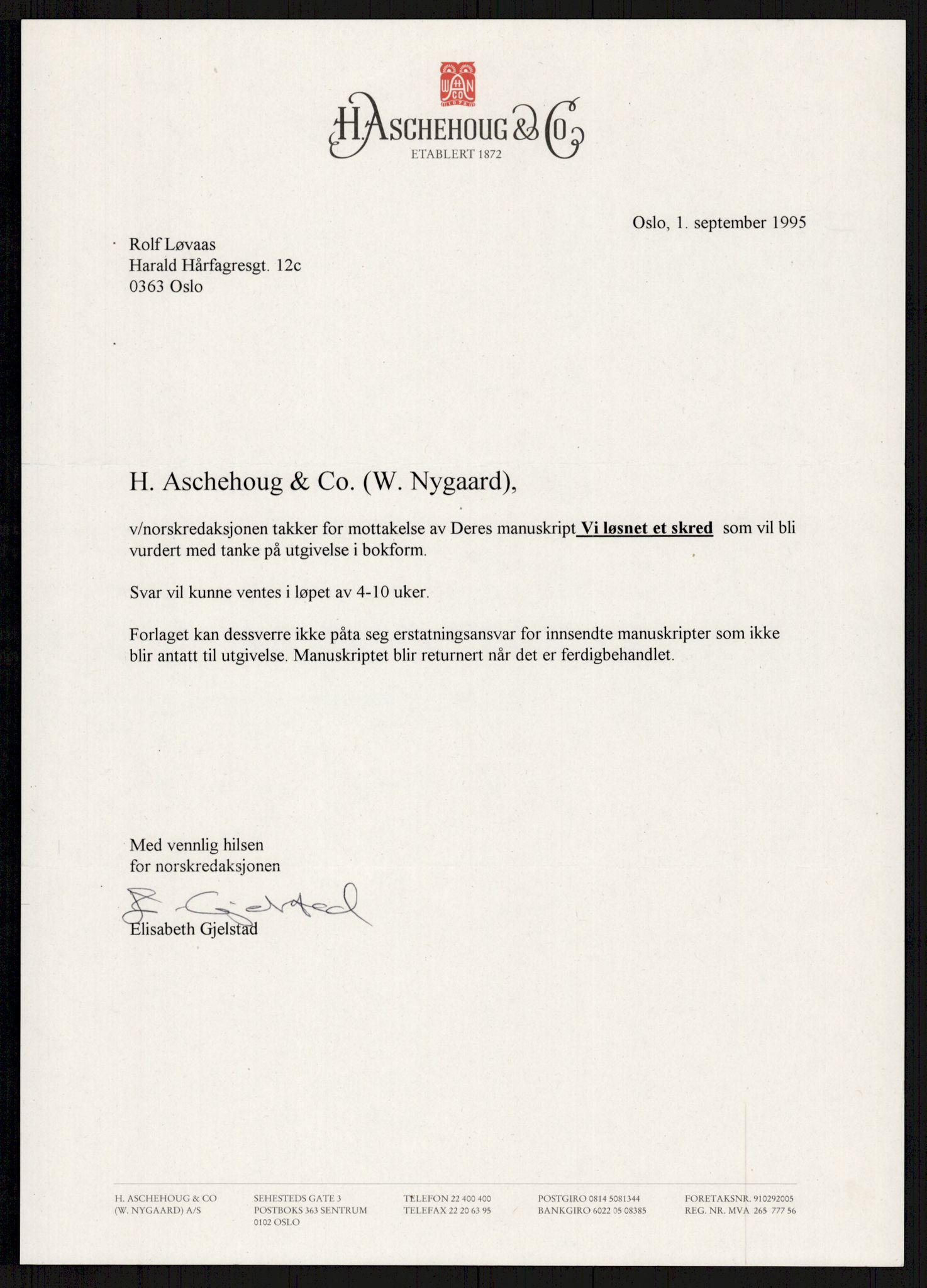 Det Norske Forbundet av 1948/Landsforeningen for Lesbisk og Homofil Frigjøring, AV/RA-PA-1216/A/Ag/L0002: "Vi løsnet et skred", 1959-1995, p. 2