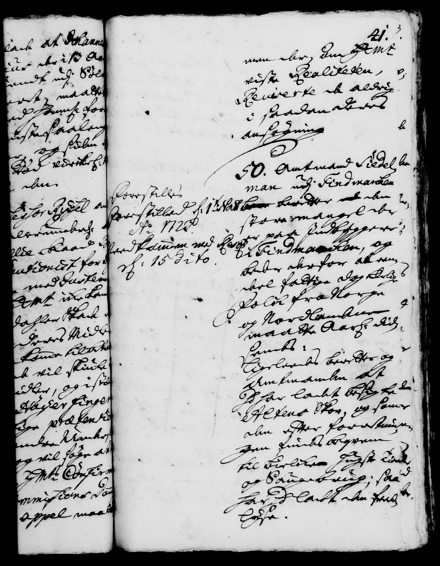 Rentekammeret, Kammerkanselliet, AV/RA-EA-3111/G/Gh/Gha/L0006: Norsk ekstraktmemorialprotokoll (merket RK 53.51), 1723-1724, p. 41