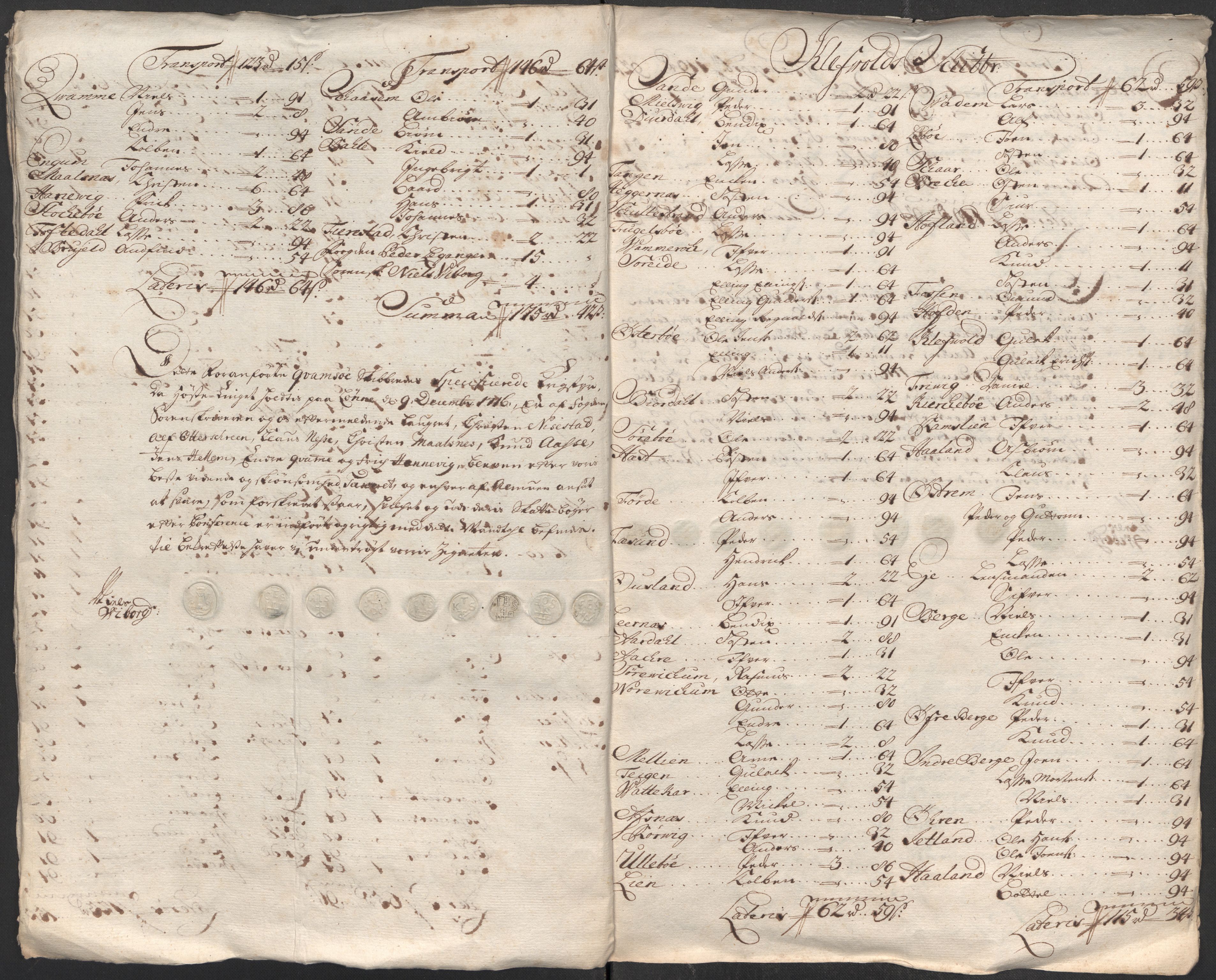 Rentekammeret inntil 1814, Reviderte regnskaper, Fogderegnskap, AV/RA-EA-4092/R52/L3320: Fogderegnskap Sogn, 1715-1716, p. 405