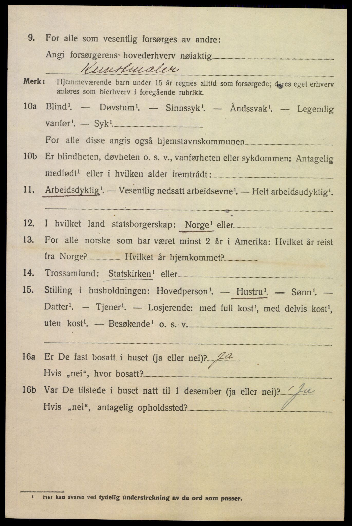 SAK, 1920 census for Sør-Audnedal, 1920, p. 5150