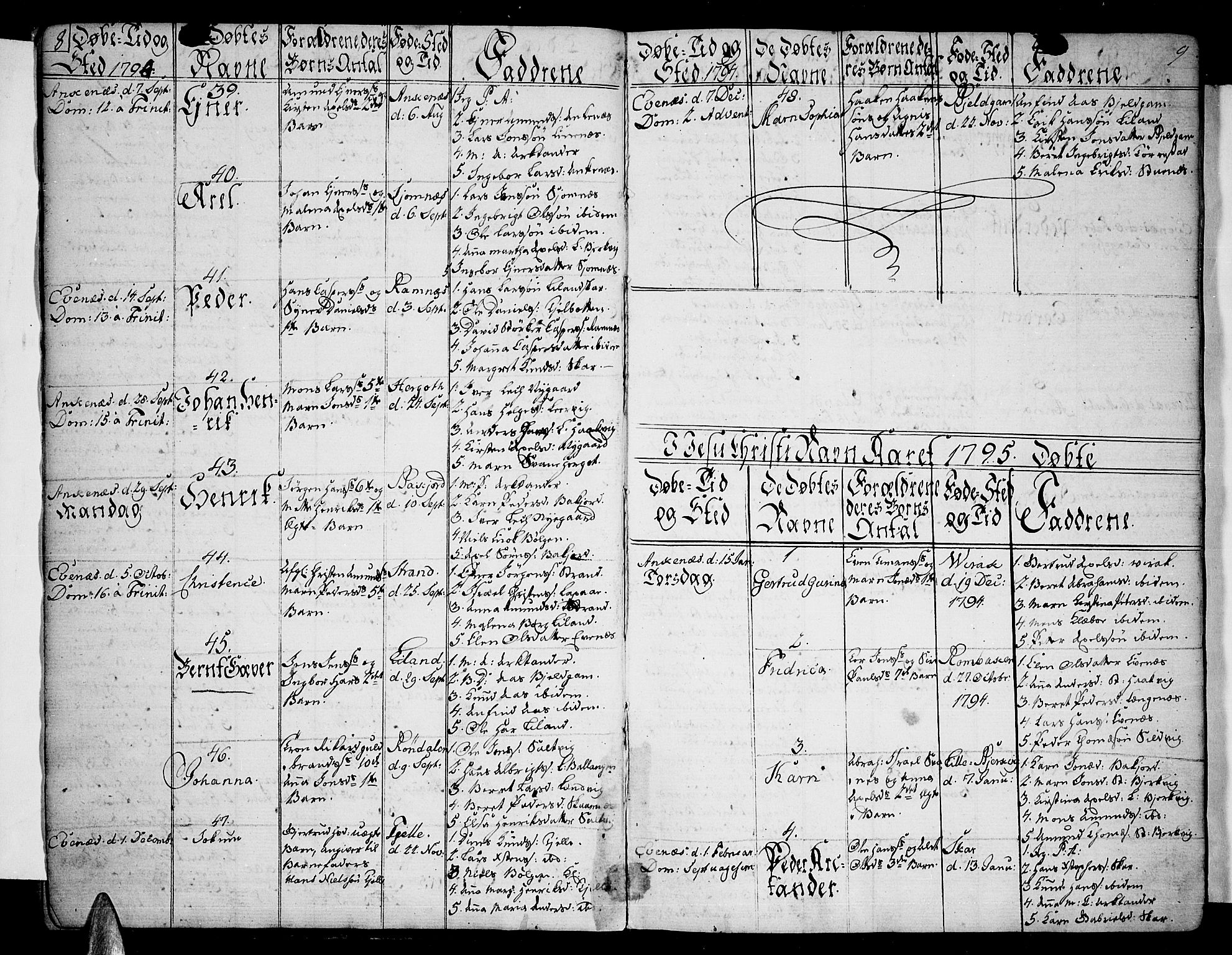 Ministerialprotokoller, klokkerbøker og fødselsregistre - Nordland, SAT/A-1459/863/L0893: Parish register (official) no. 863A05, 1794-1821, p. 8-9
