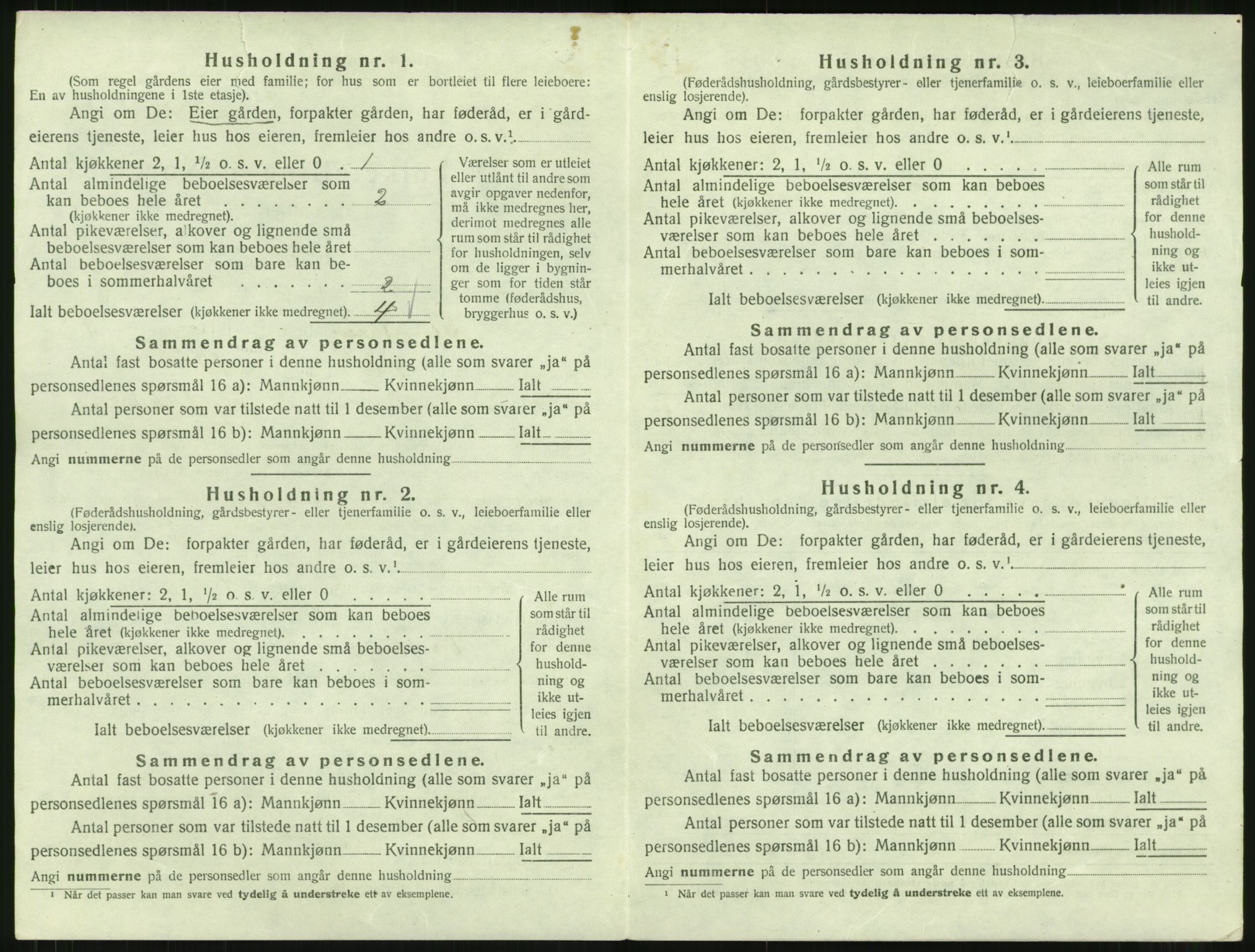 SAT, 1920 census for Stemshaug, 1920, p. 79