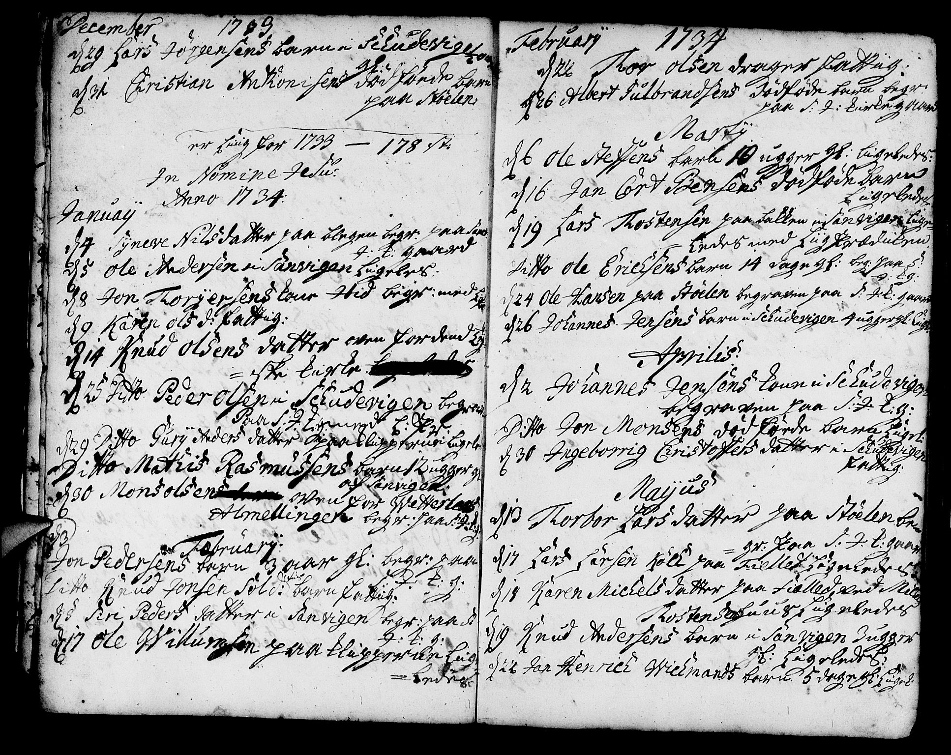 Korskirken sokneprestembete, SAB/A-76101/H/Haa/L0011: Parish register (official) no. A 11, 1731-1785, p. 11