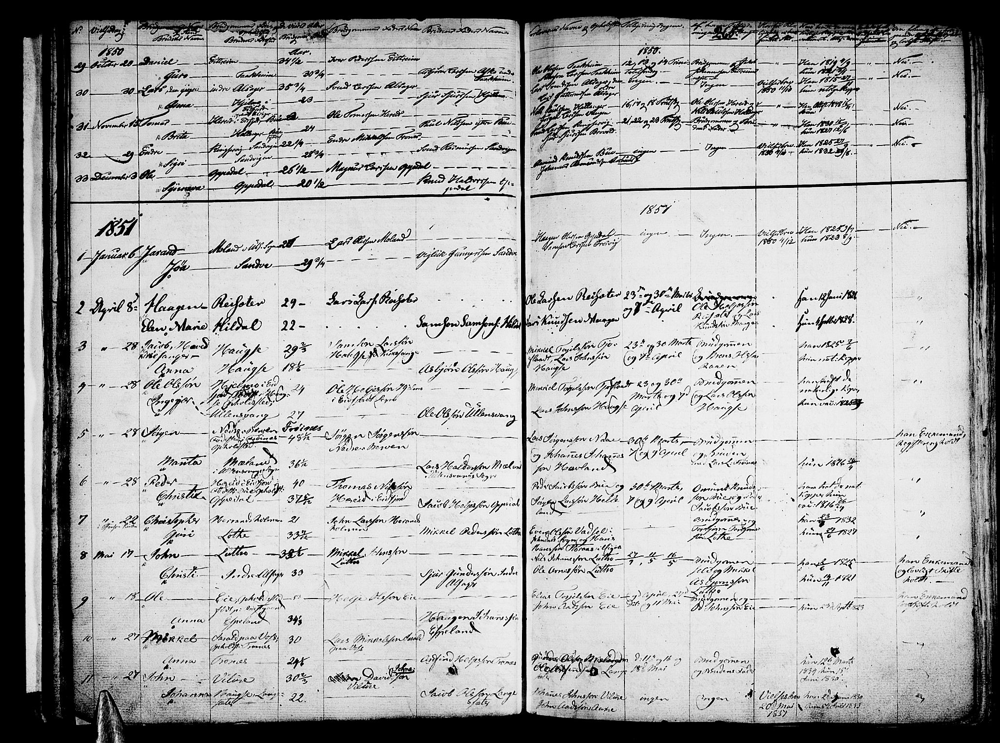 Ullensvang sokneprestembete, SAB/A-78701/H/Haa: Parish register (official) no. A 10, 1825-1853, p. 265