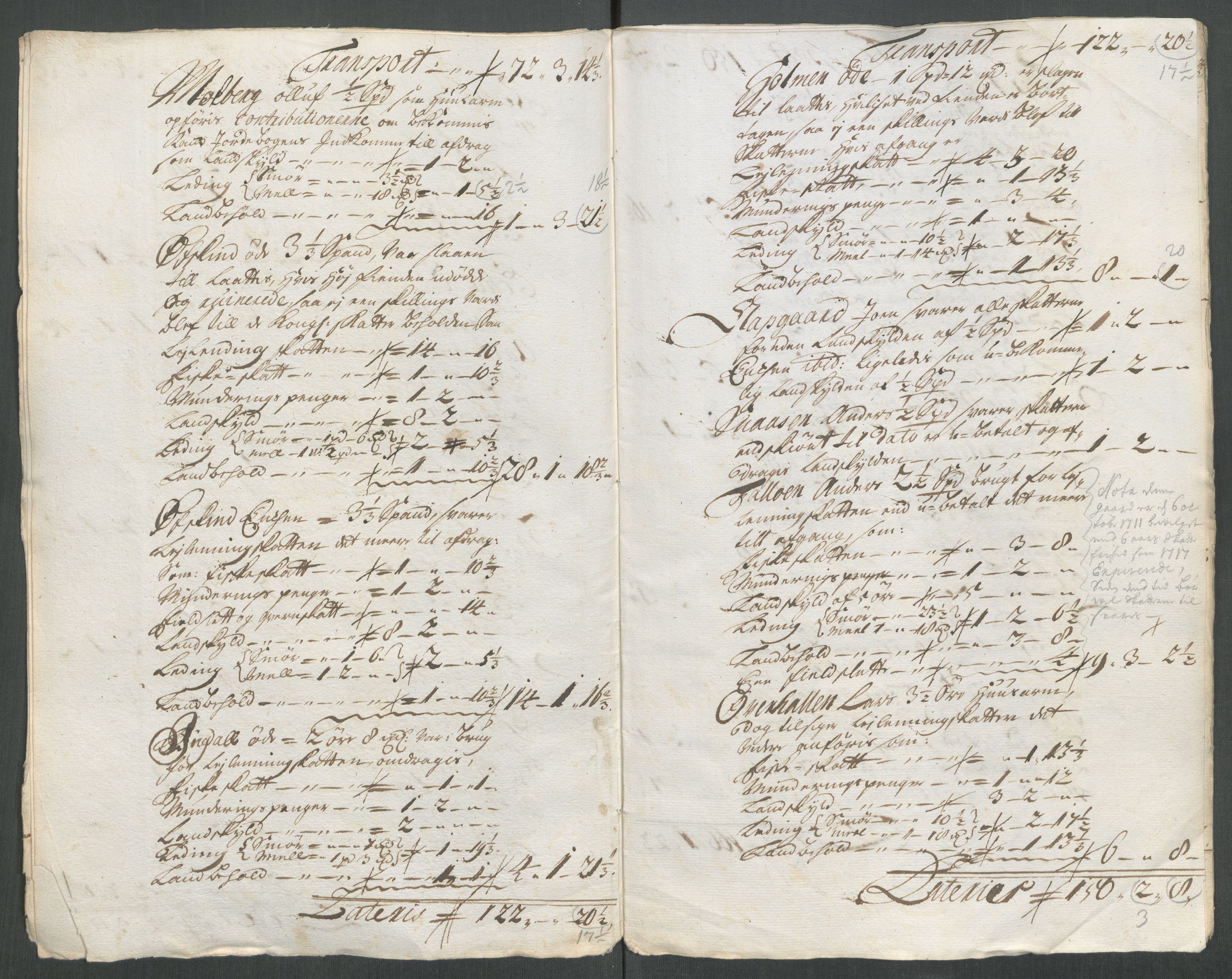Rentekammeret inntil 1814, Reviderte regnskaper, Fogderegnskap, RA/EA-4092/R62/L4208: Fogderegnskap Stjørdal og Verdal, 1718, p. 287
