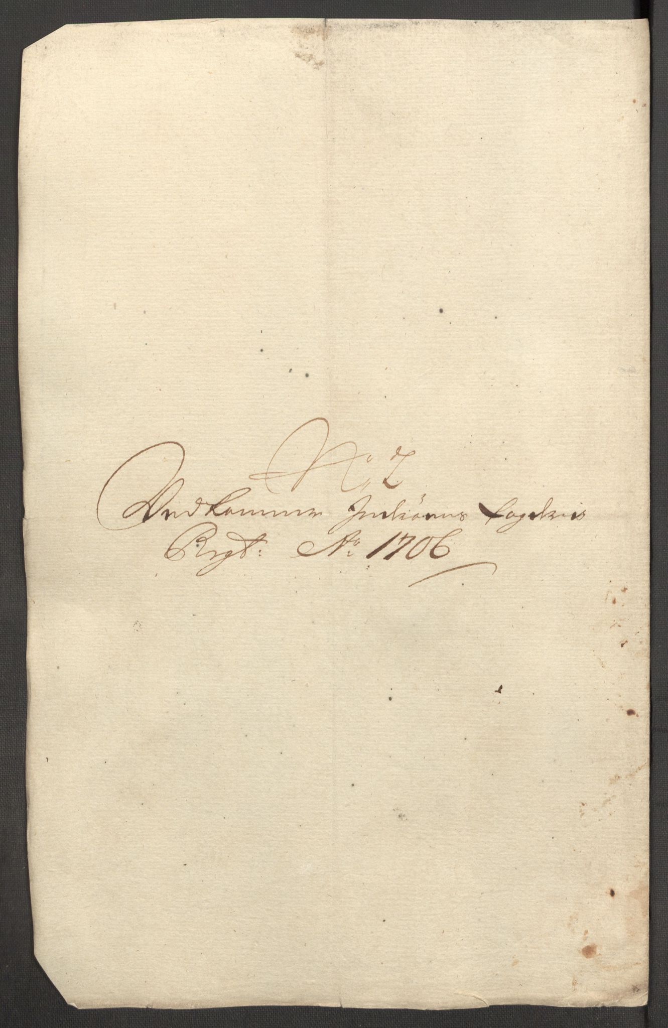 Rentekammeret inntil 1814, Reviderte regnskaper, Fogderegnskap, RA/EA-4092/R63/L4315: Fogderegnskap Inderøy, 1706-1707, p. 122