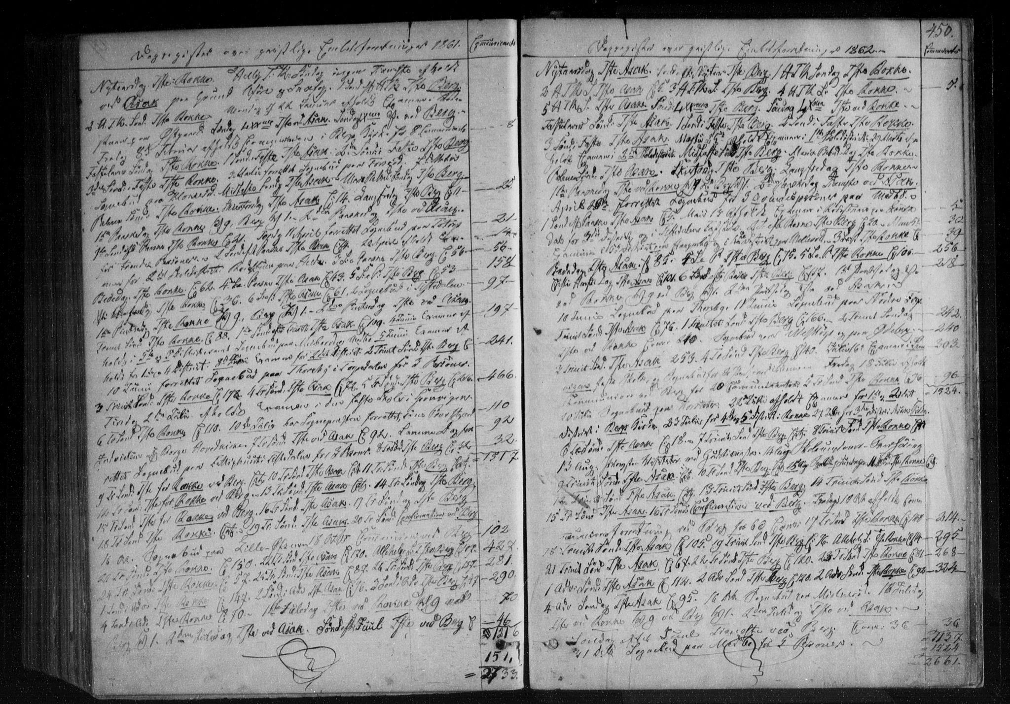 Berg prestekontor Kirkebøker, AV/SAO-A-10902/F/Fa/L0005: Parish register (official) no. I 5, 1861-1877, p. 450