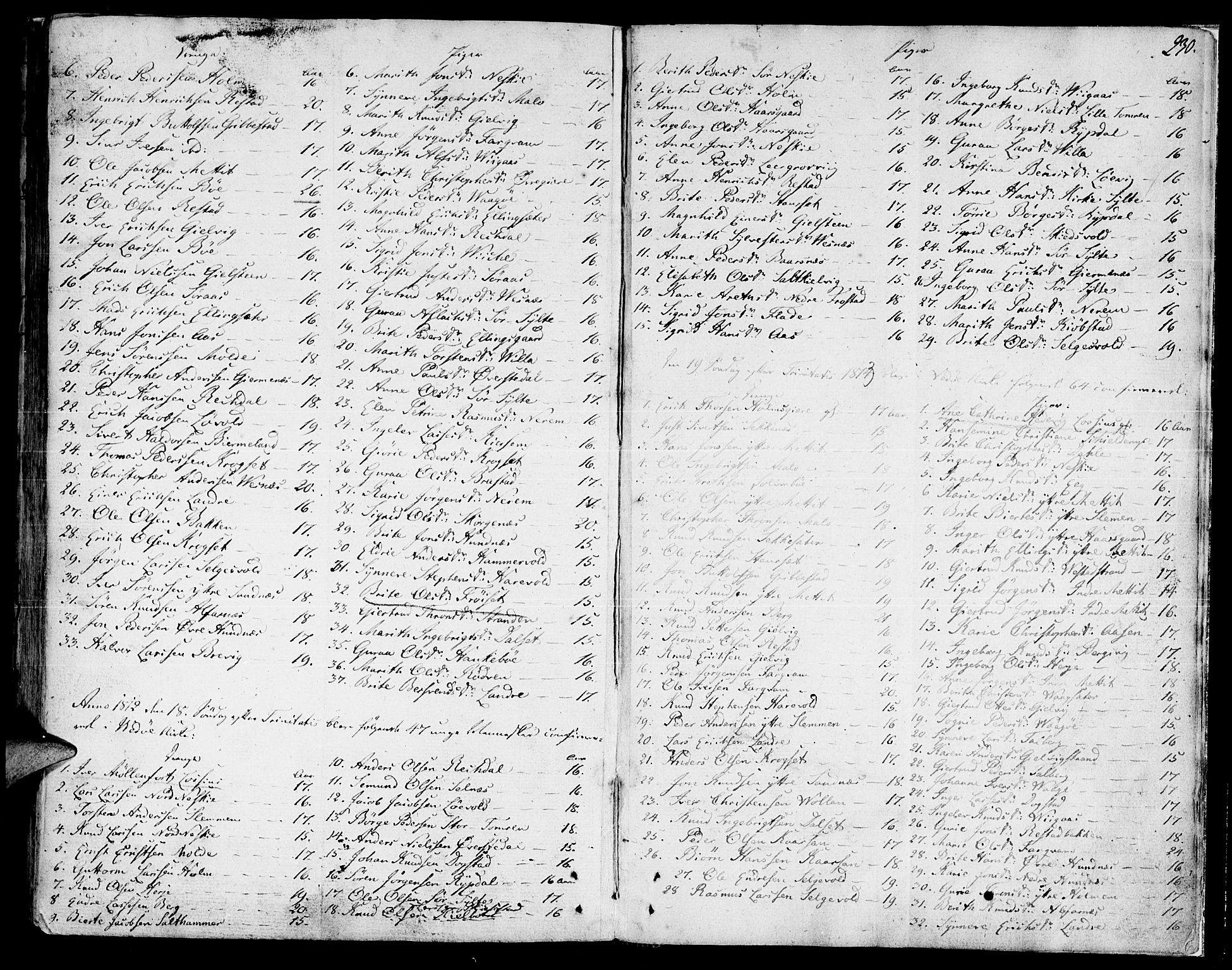 Ministerialprotokoller, klokkerbøker og fødselsregistre - Møre og Romsdal, AV/SAT-A-1454/547/L0601: Parish register (official) no. 547A03, 1799-1818, p. 230